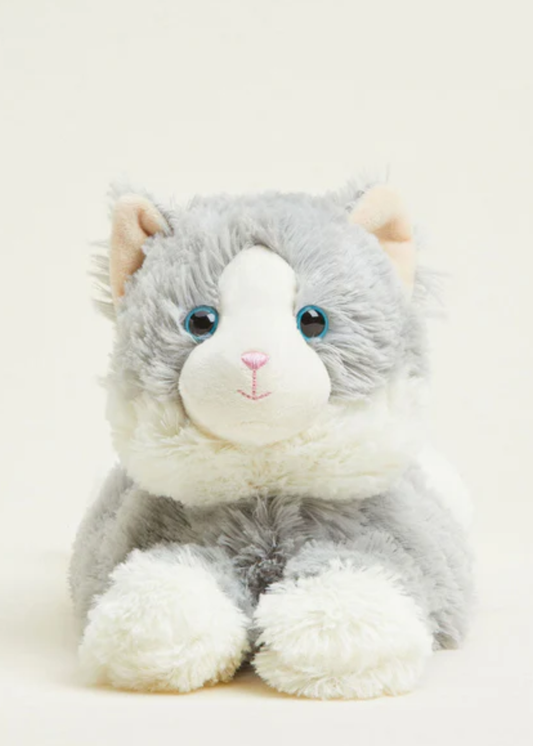 Warmies® Gray Laying Down Cat