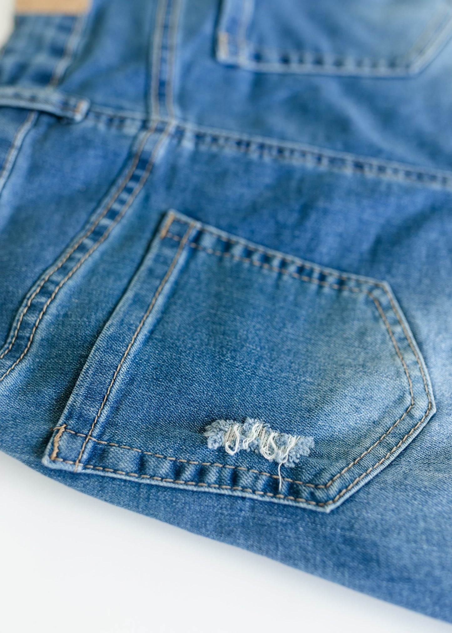 Hadley High Rise Denim Midi Skirt - FINAL SALE
