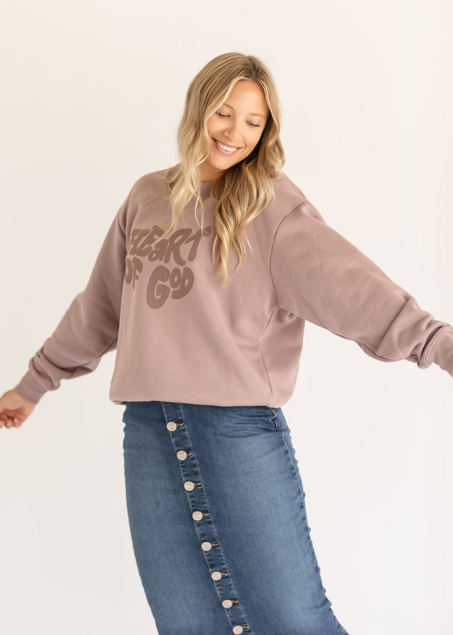 Heart of God Unisex Crewneck Sweatshirt - FINAL SALE