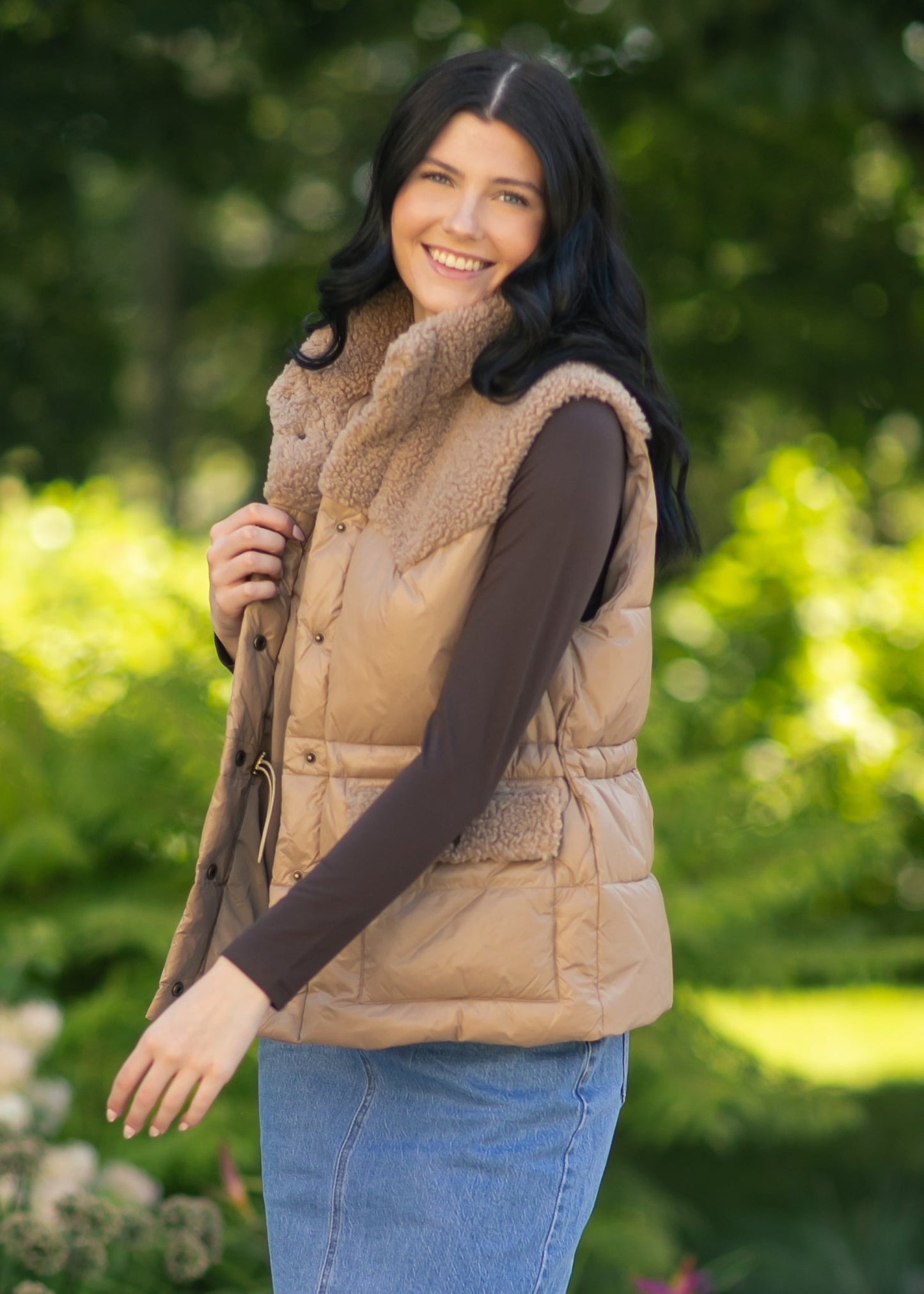 Heartloom® Alex Sherpa Puffer Vest - FINAL SALE
