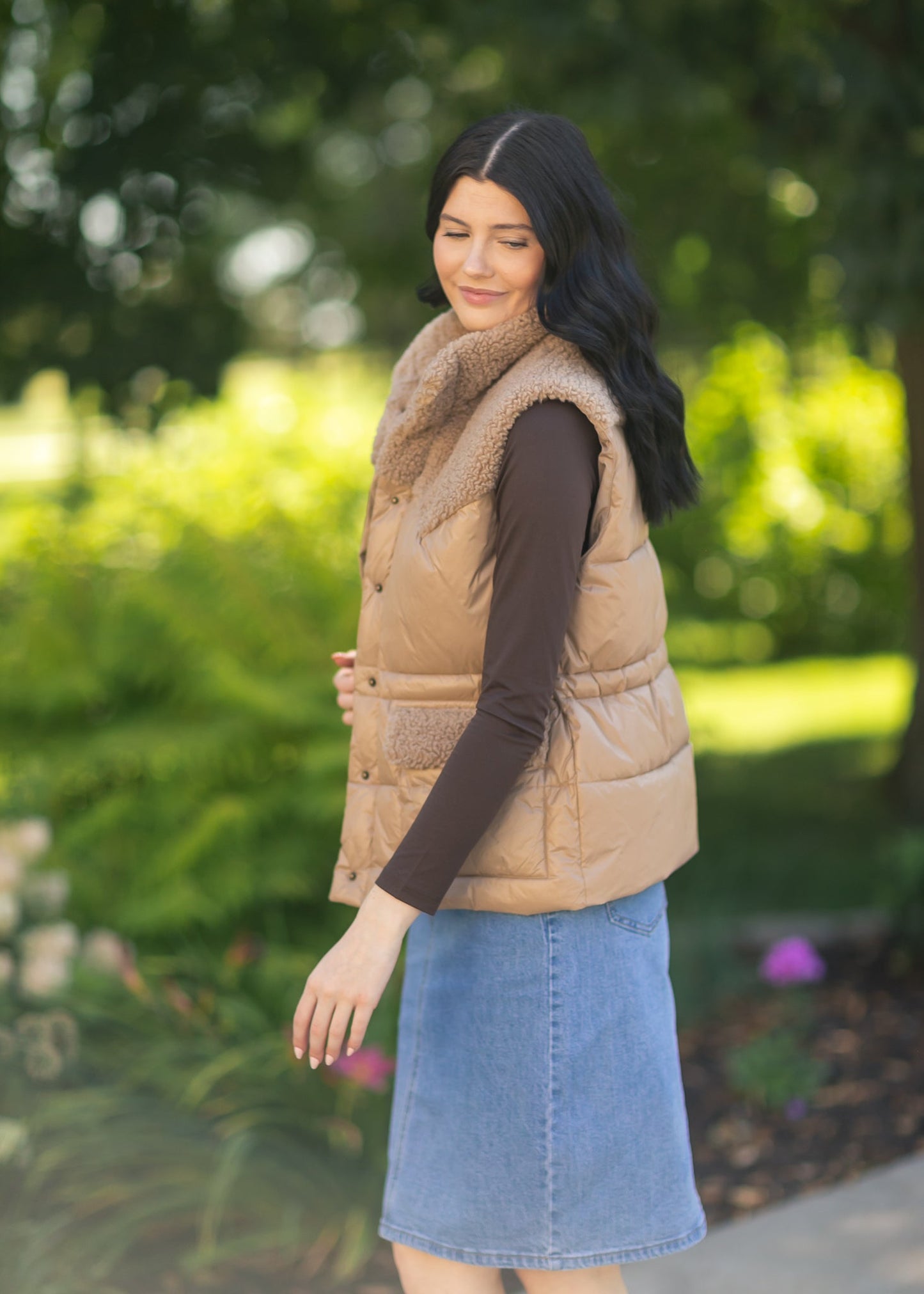 Heartloom® Alex Sherpa Puffer Vest - FINAL SALE