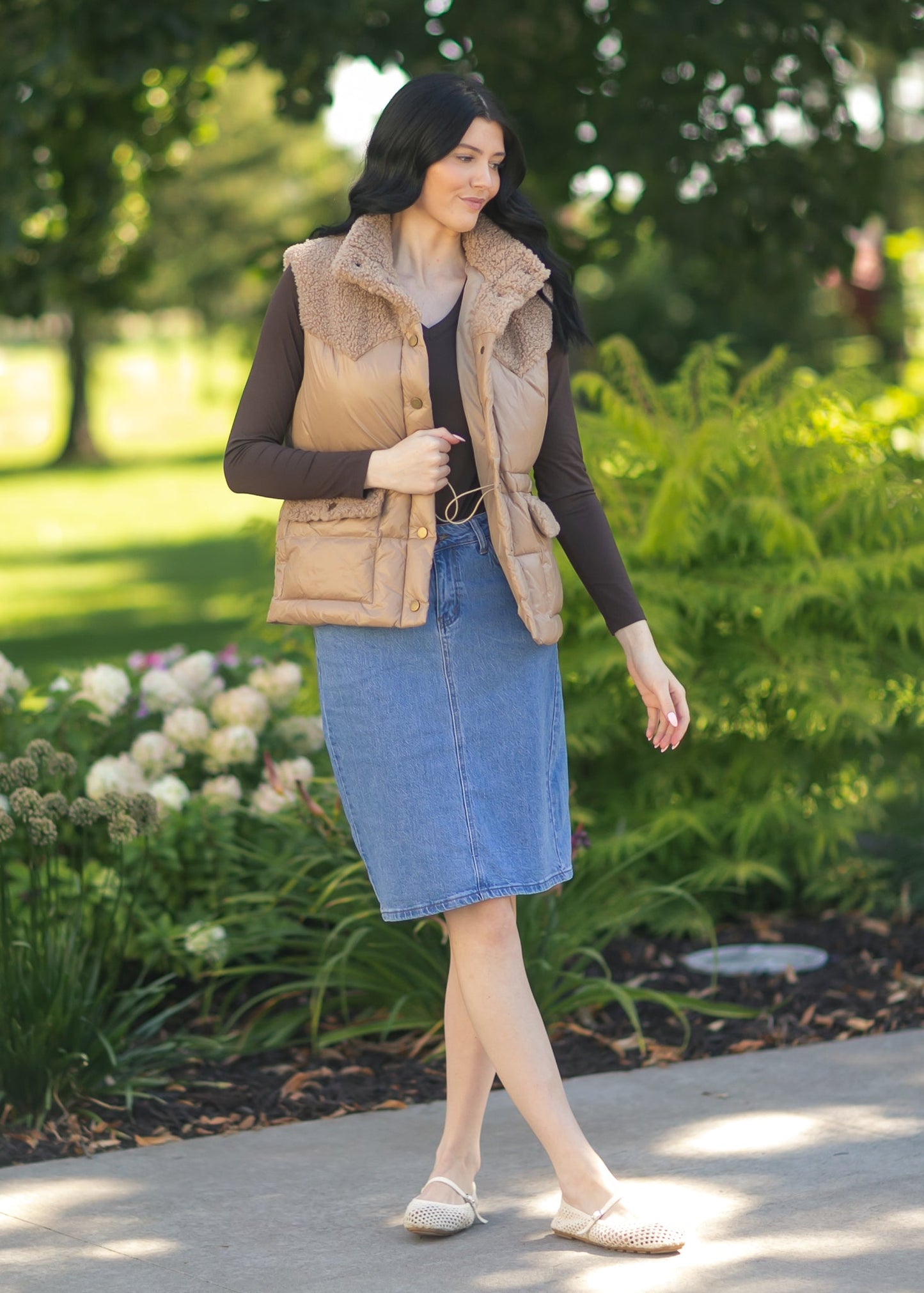 Heartloom® Alex Sherpa Puffer Vest - FINAL SALE