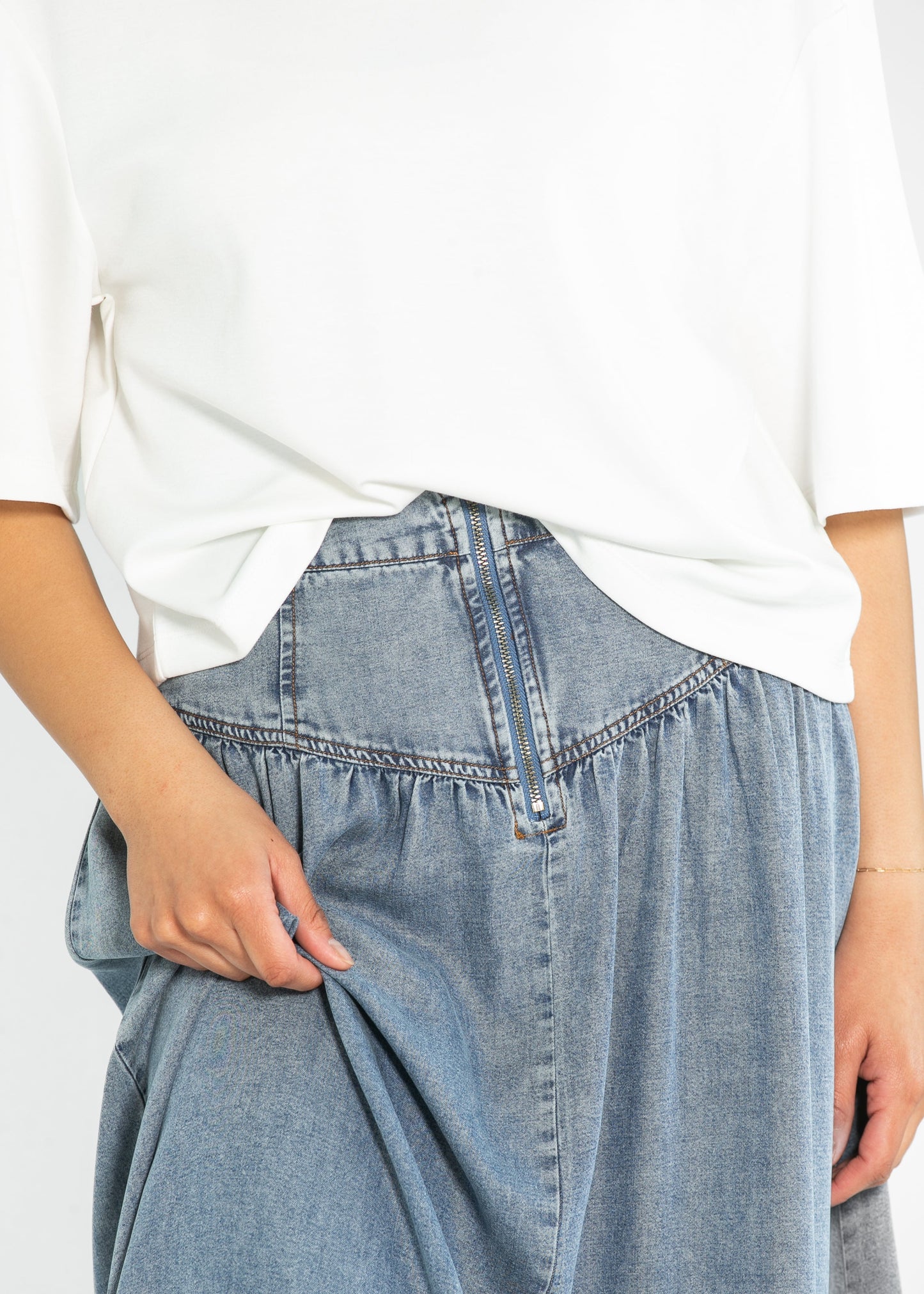 Heartloom® Amela Denim Maxi Skirt - FINAL SALE