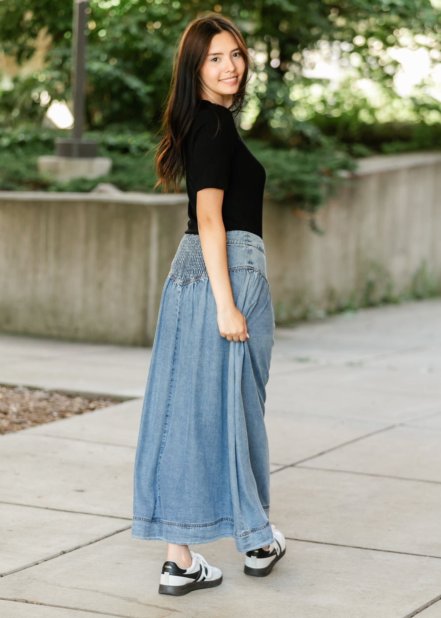 Heartloom® Amela Denim Maxi Skirt - FINAL SALE