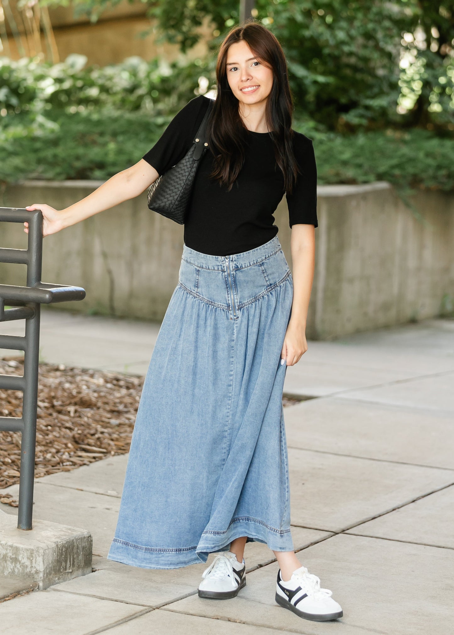 Heartloom® Amela Denim Maxi Skirt - FINAL SALE