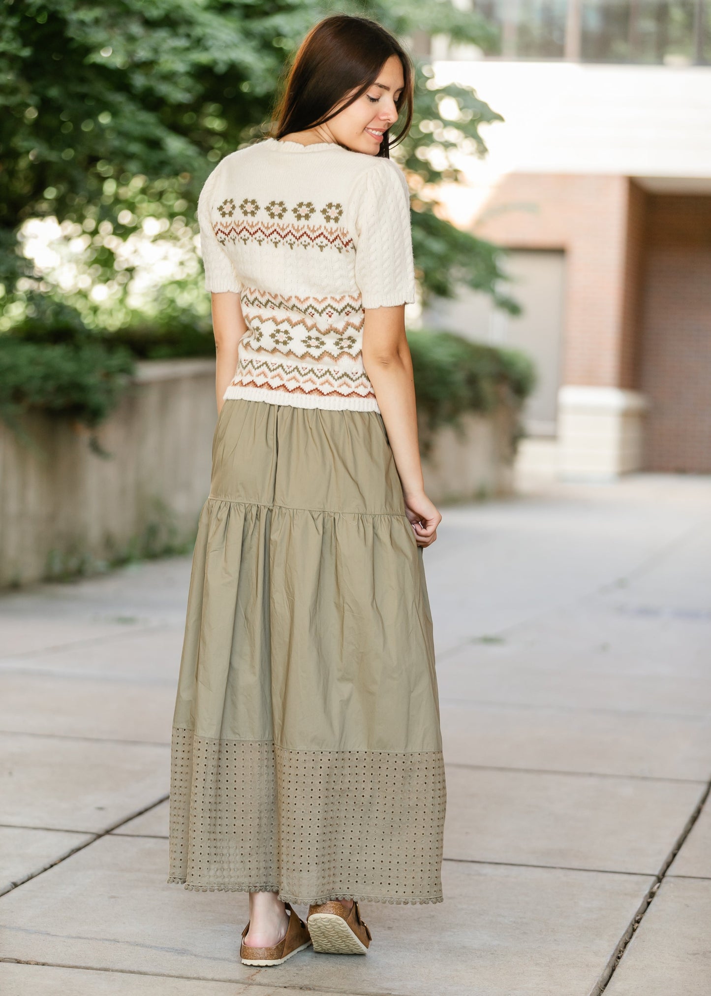 Heartloom® Coco Eyelet Hem Maxi Skirt - FINAL SALE