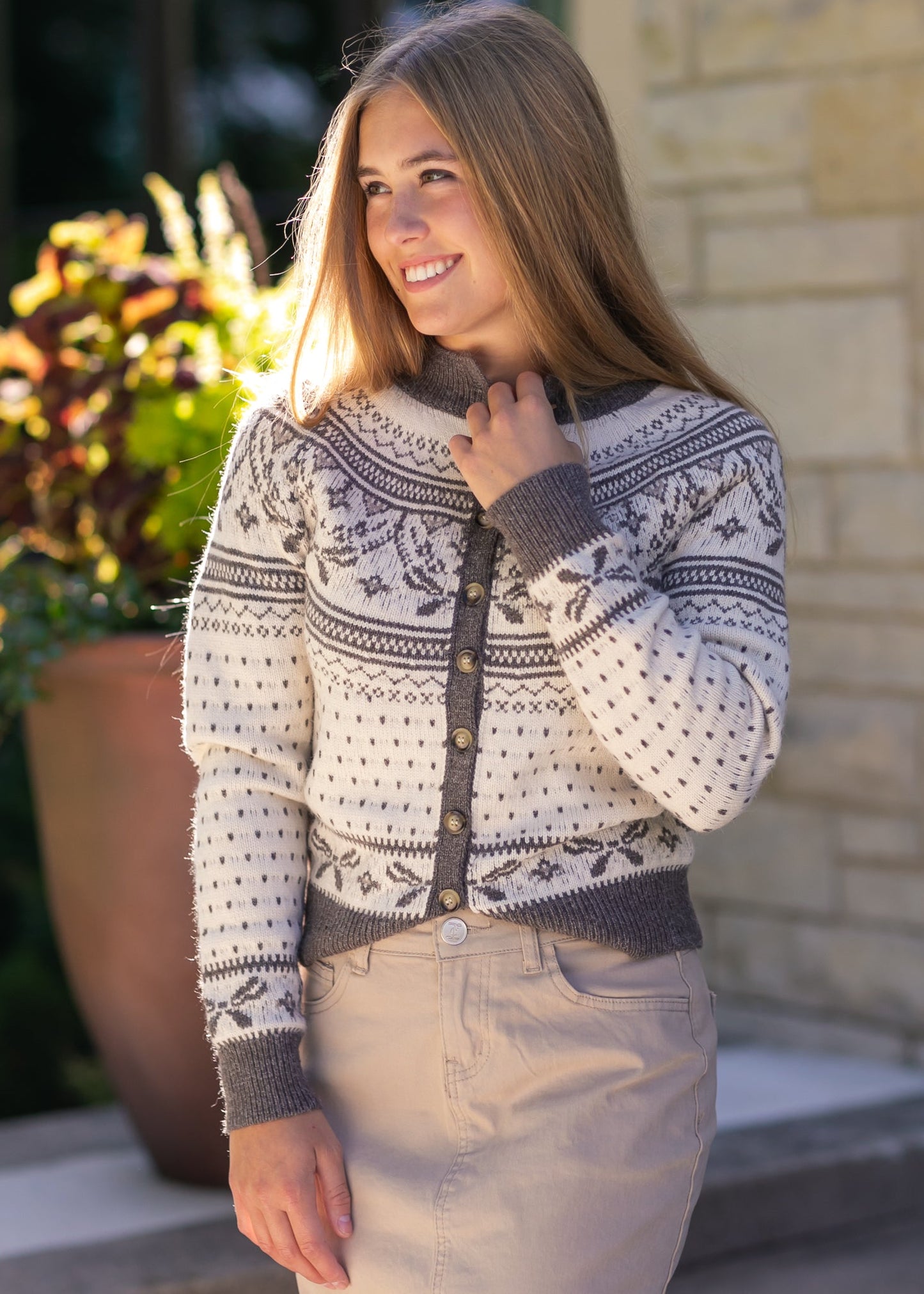 Heartloom® Morrie Fair-Isle Cardigan