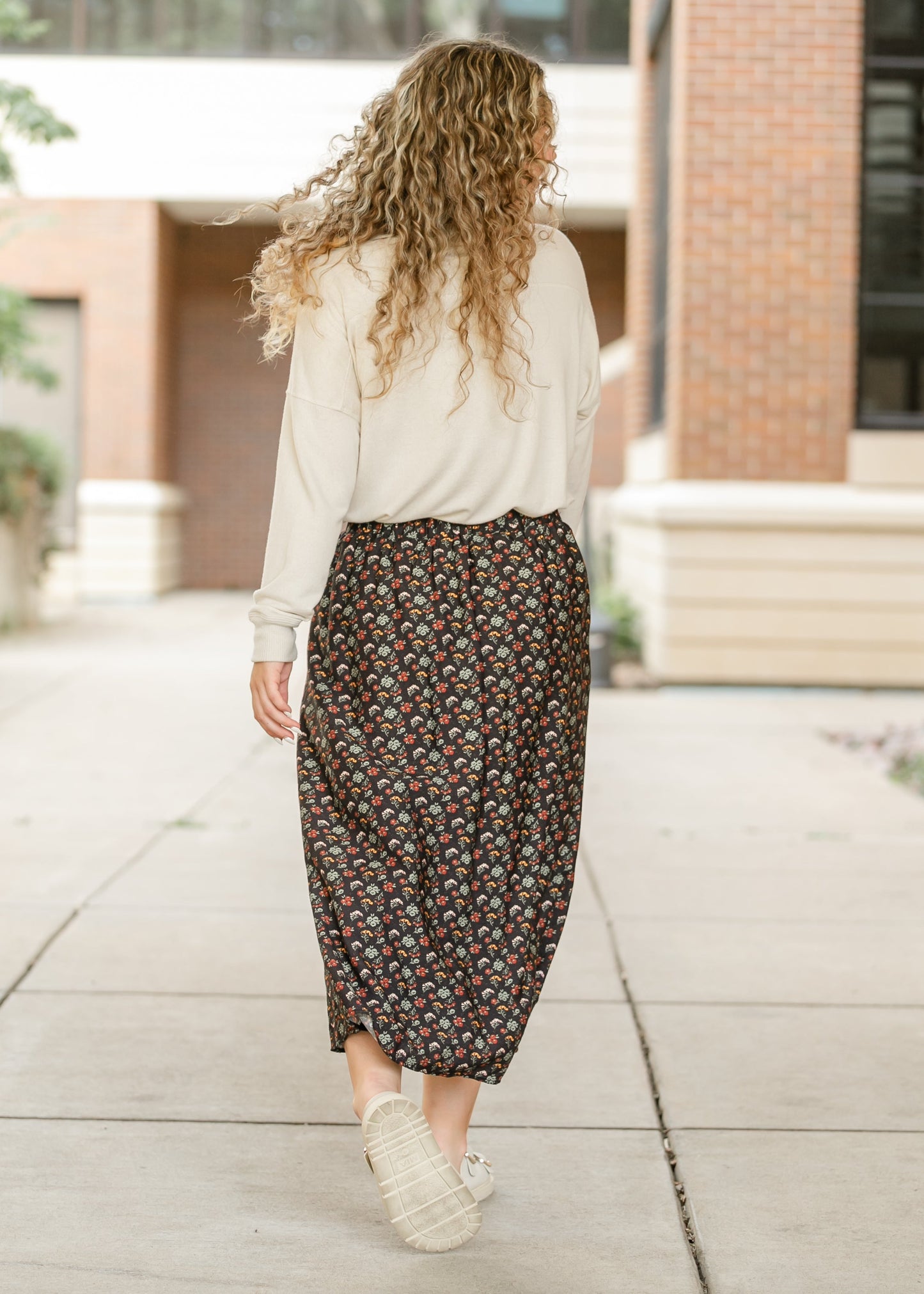 Heritage Petals Midi Skirt - FINAL SALE