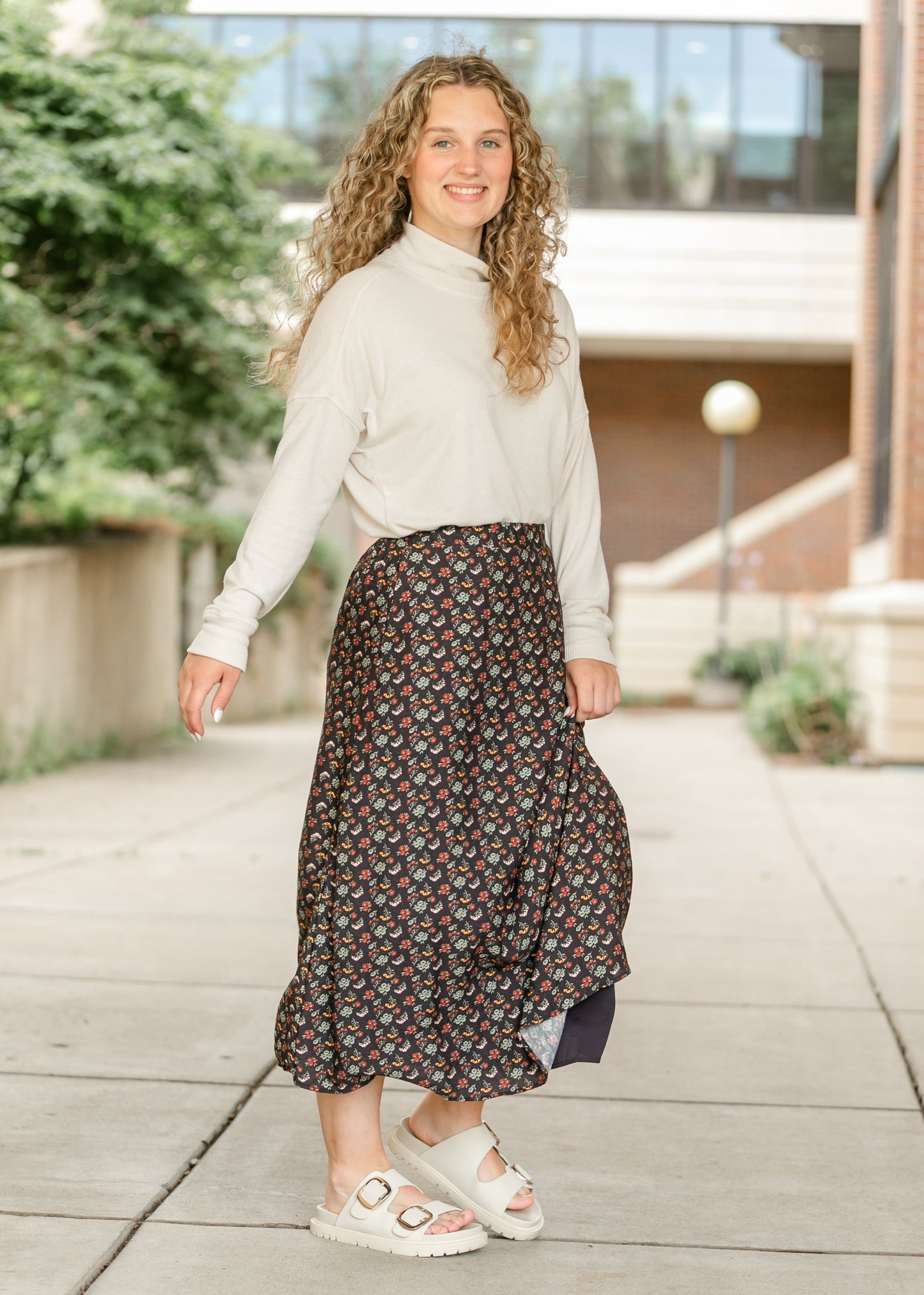 Heritage Petals Midi Skirt - FINAL SALE