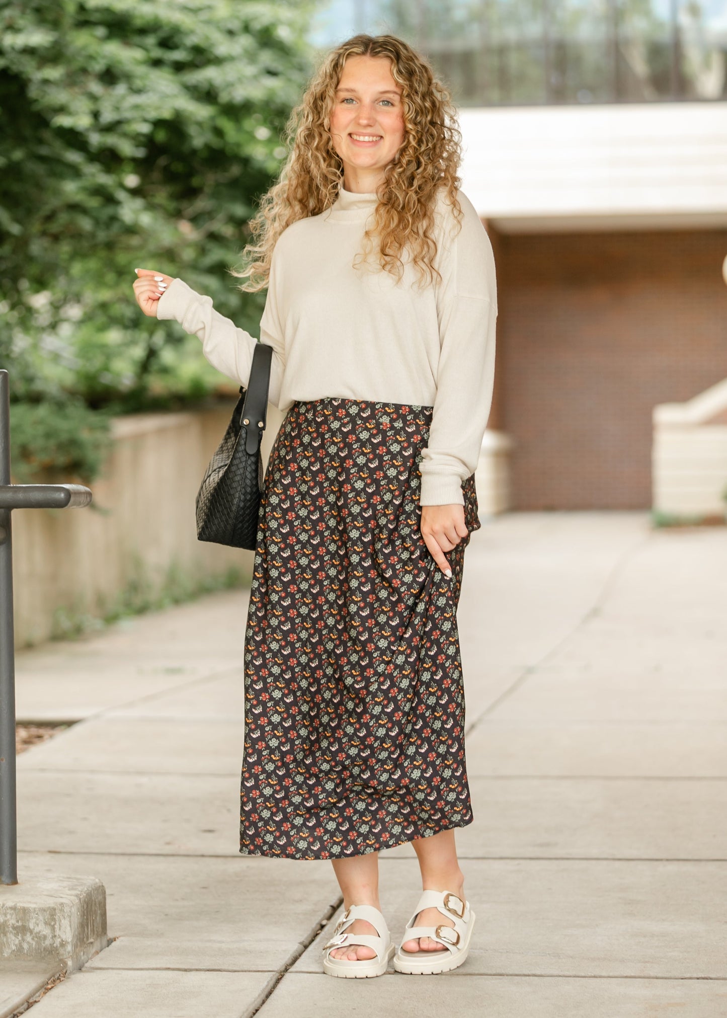 Heritage Petals Midi Skirt - FINAL SALE