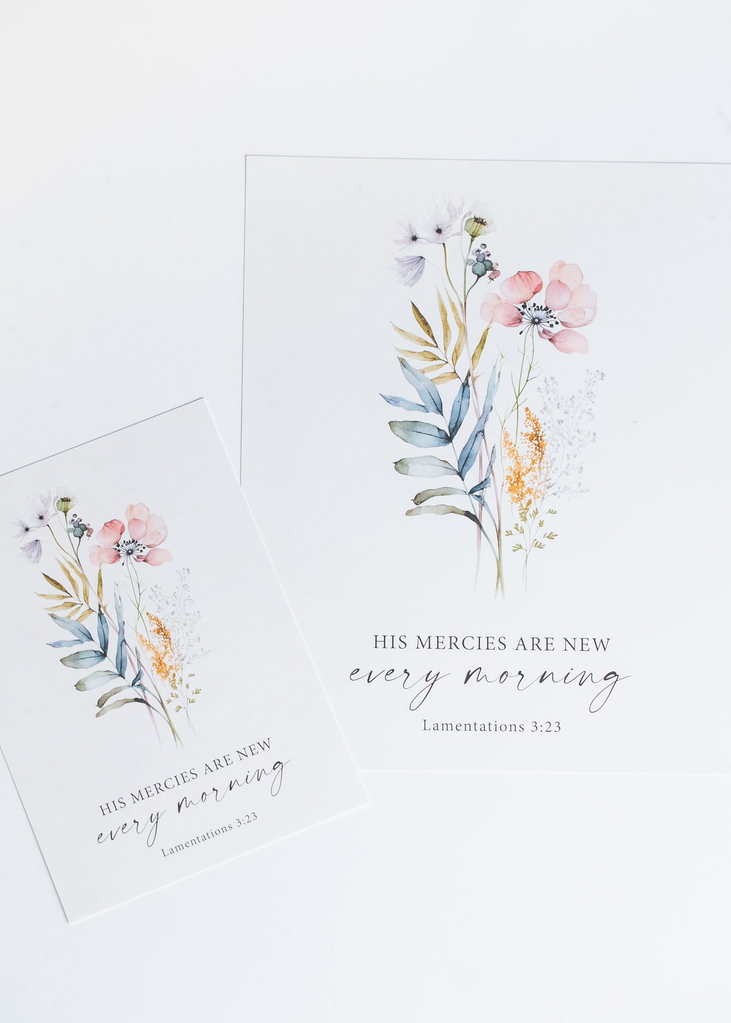 His Mercies Are New Art Print Christian Gift Decor - FINAL SALE