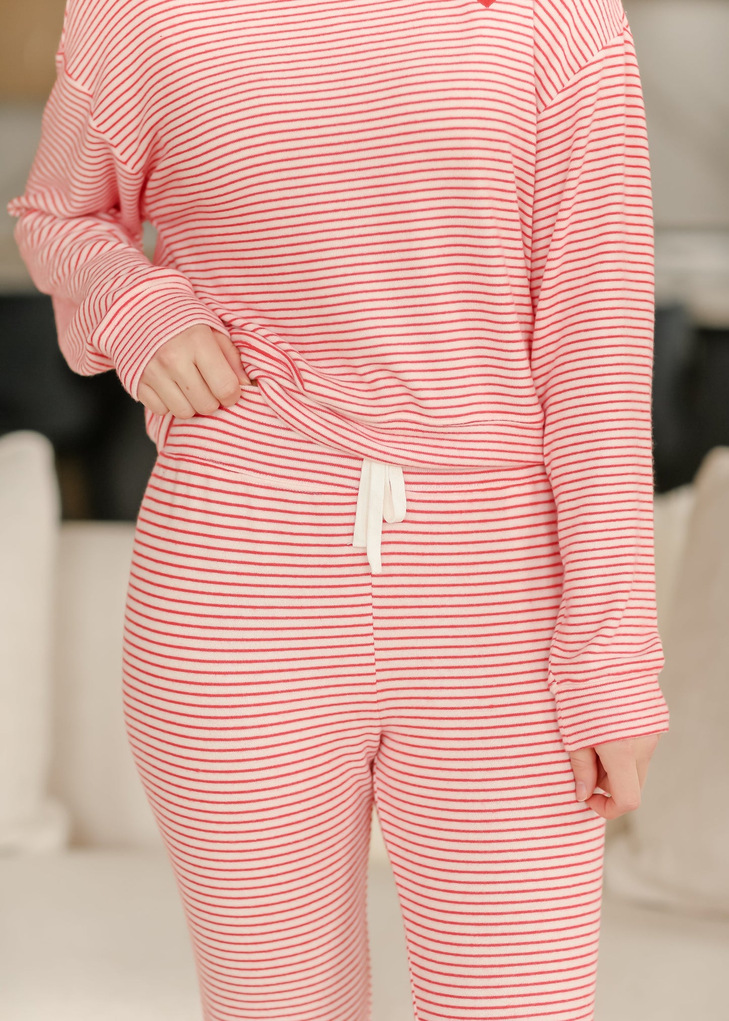 In the Clouds Stripe Soft Lounge Pants - FINAL SALE