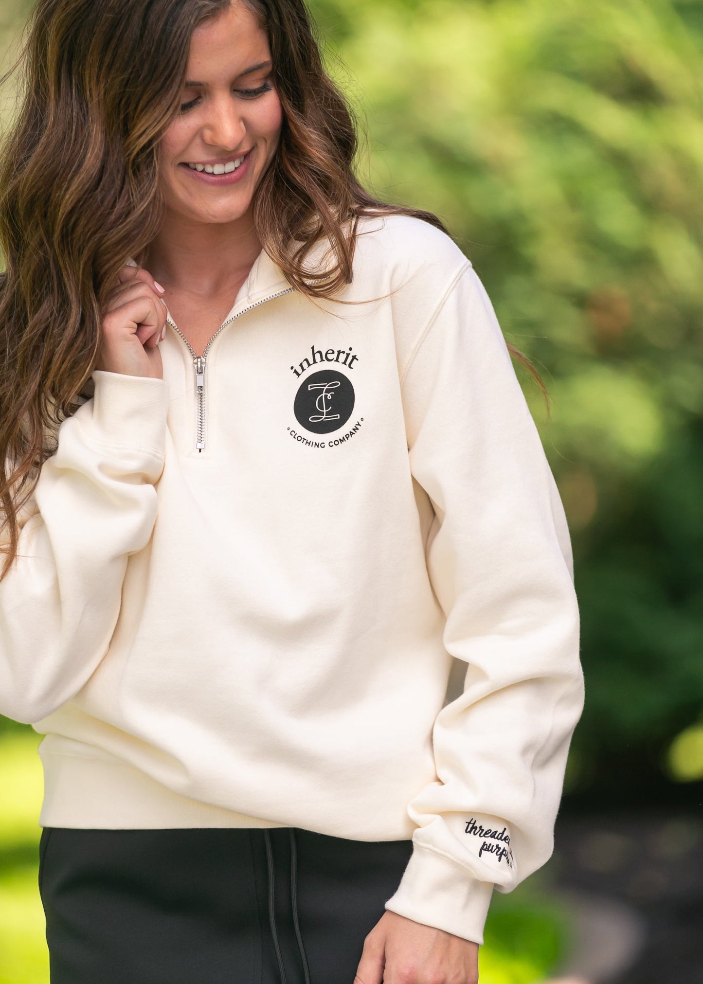 Inherit Threaded with Purpose Graphic 1/4 Zip