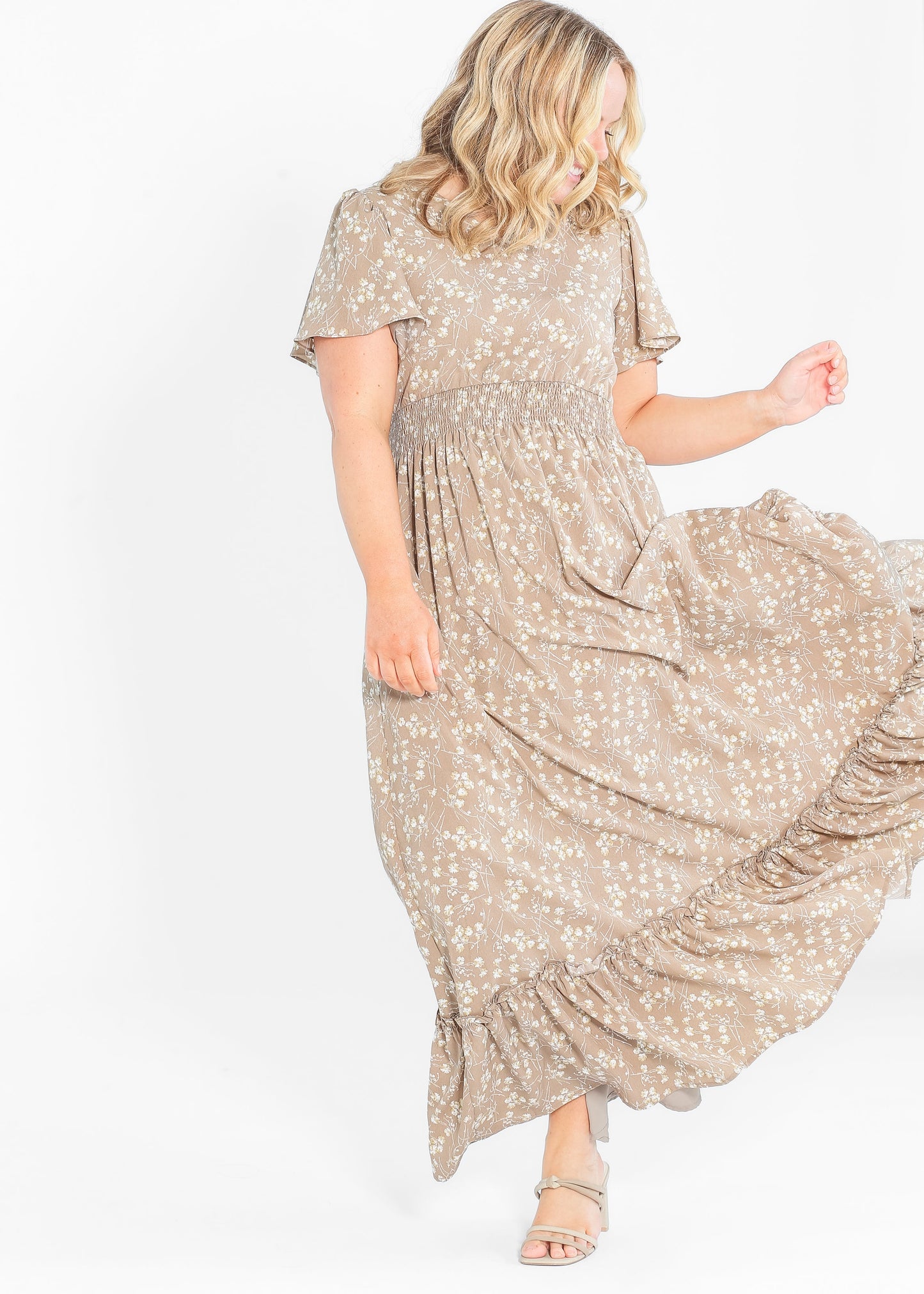Isabella V Neck Maxi Dress - FINAL SALE