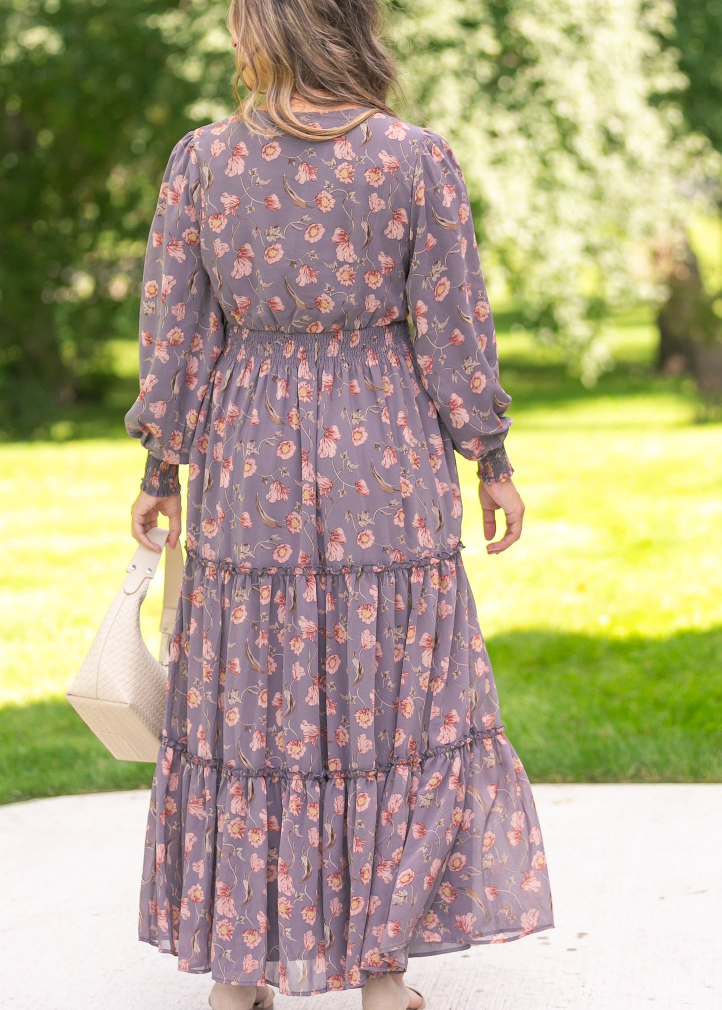 Jacey V-neck Maxi Dress