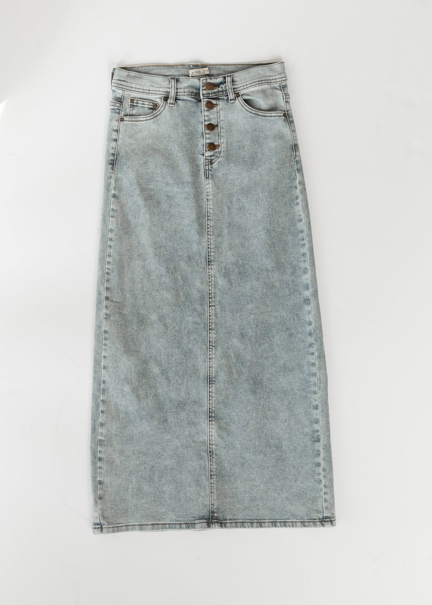 Jessa A-line Denim Maxi Skirt