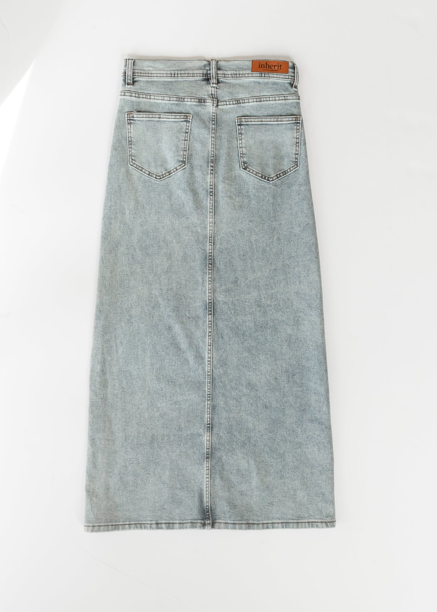 Jessa A-line Denim Maxi Skirt