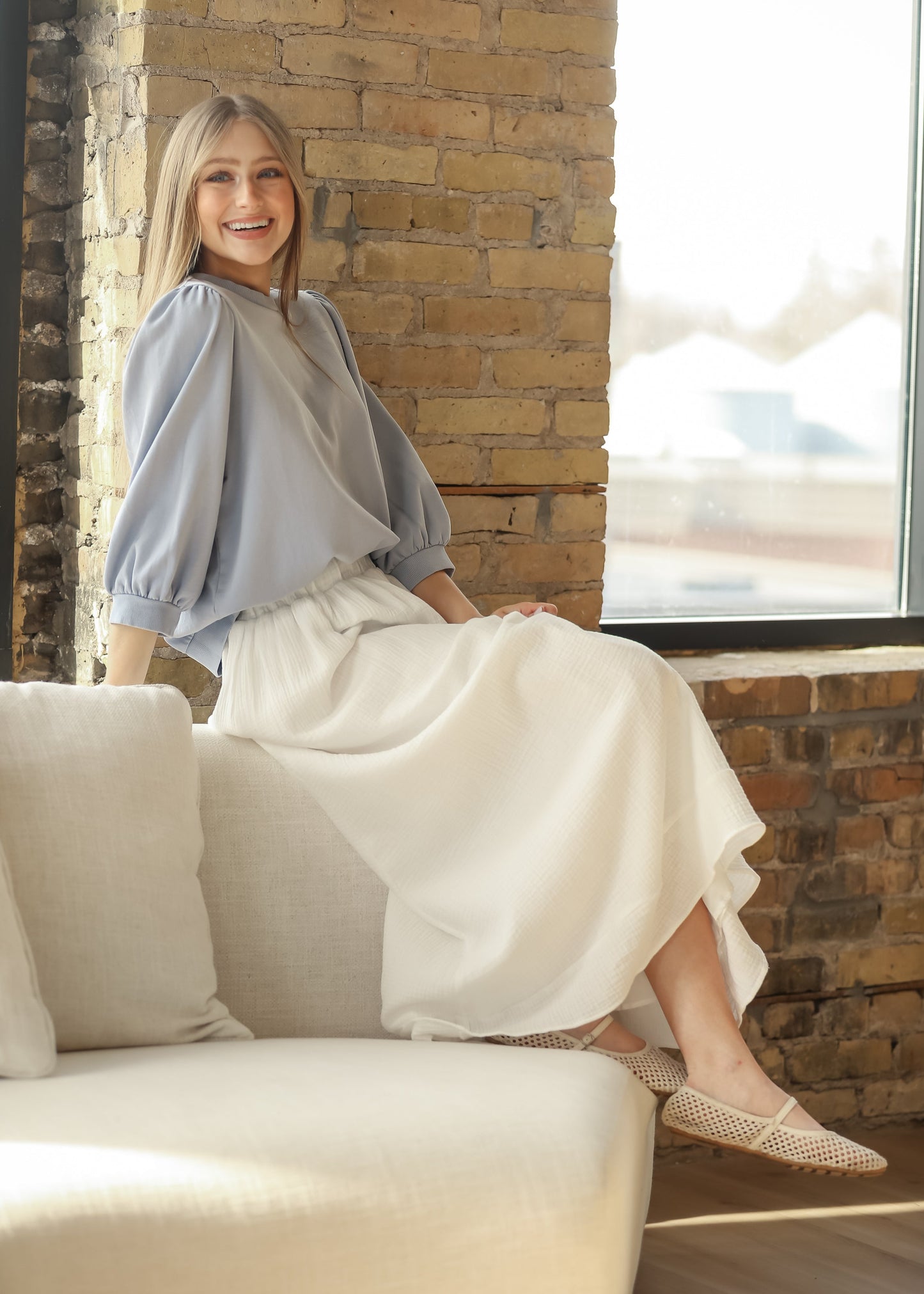 Kalani Cotton Gauze Maxi Skirt