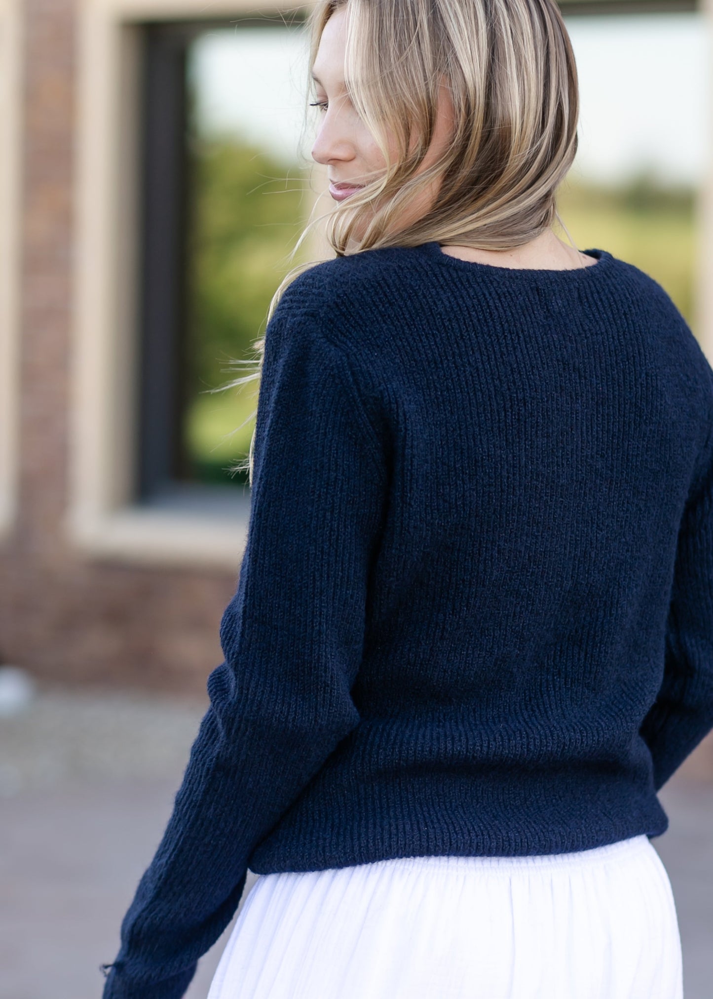 Kasey Flower Button Cardigan - FINAL SALE