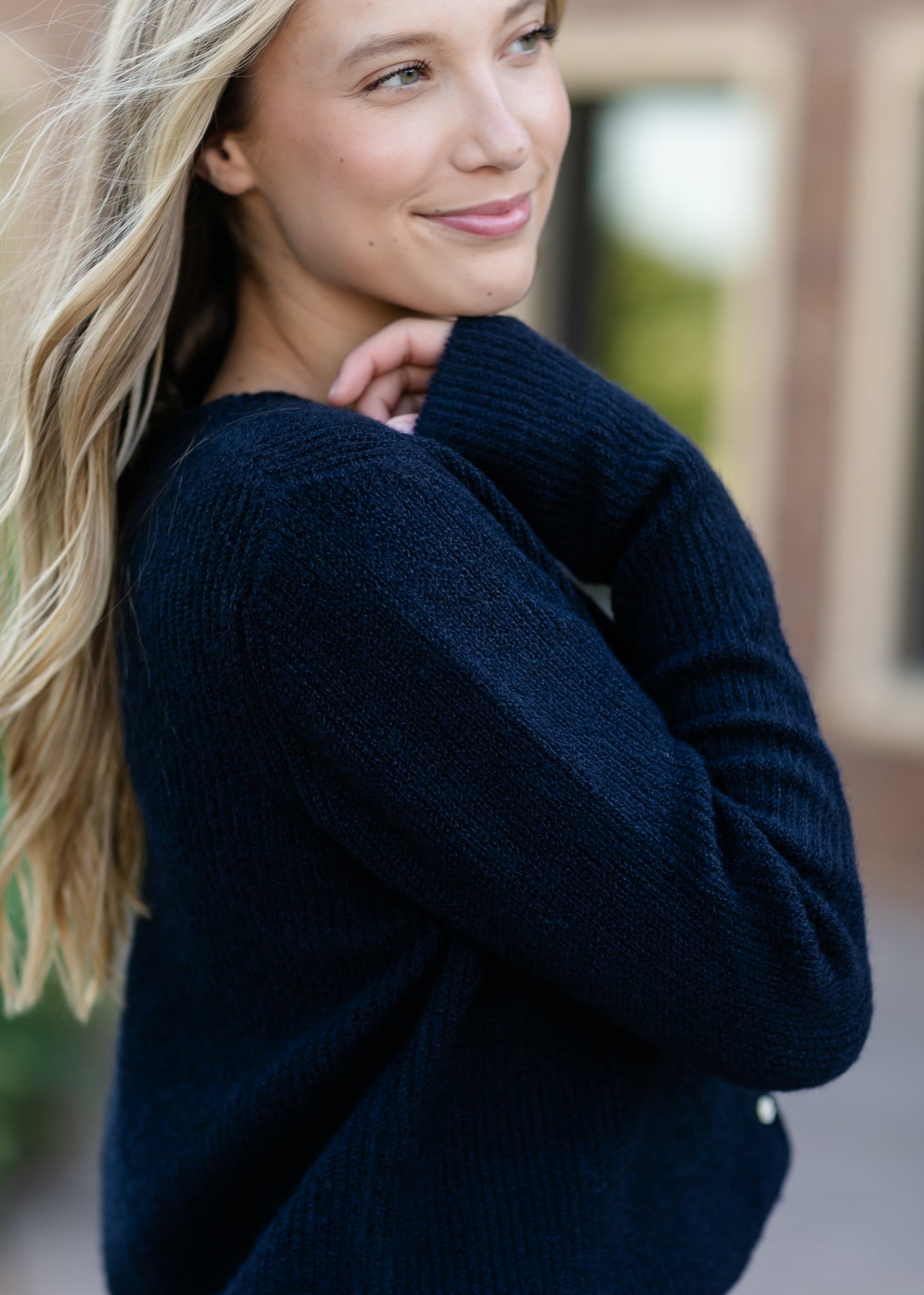 Kasey Flower Button Cardigan - FINAL SALE
