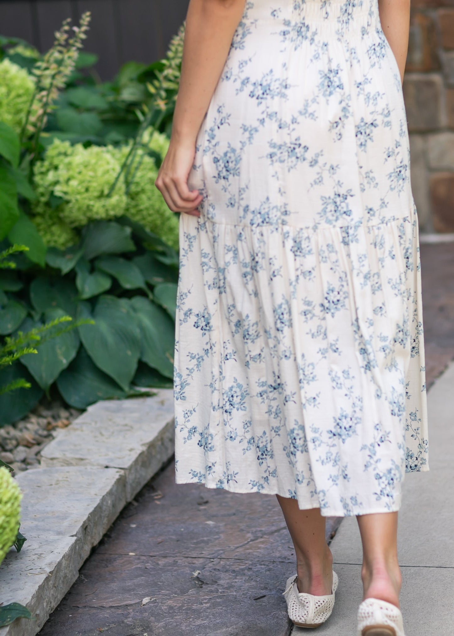 Katrina Half Sleeve Floral Maxi Dress