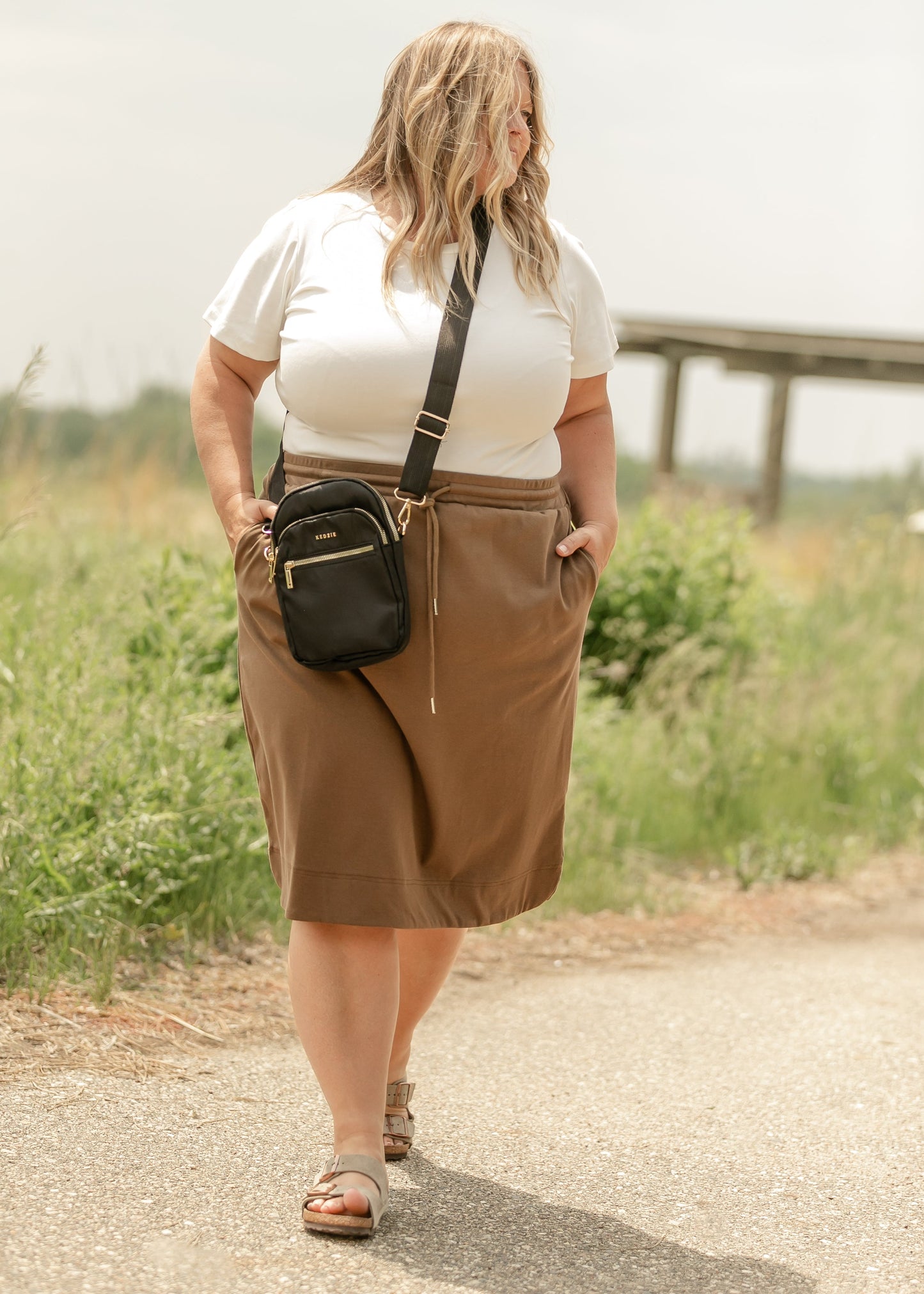 Kelly Drawstring Midi Skirt - FINAL SALE