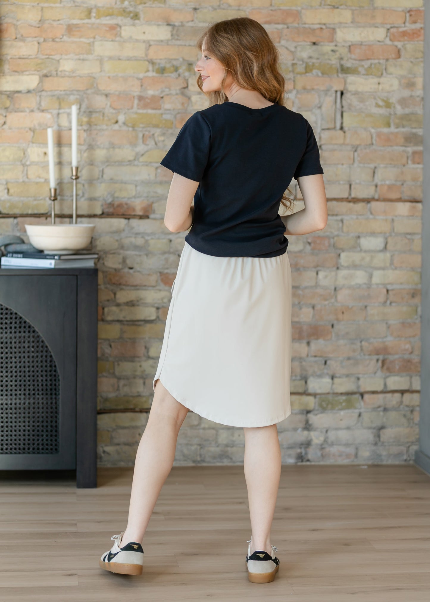 Kenedi Bone White Athletic Sport Skirt