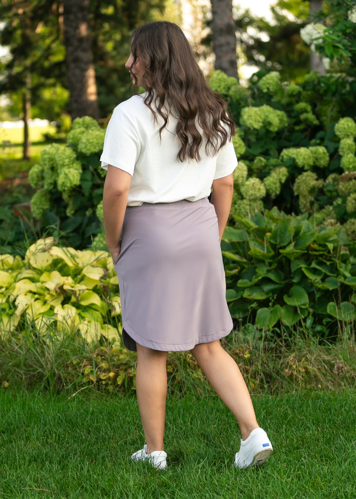 Kenedi Lilac Athletic Sport Skirt
