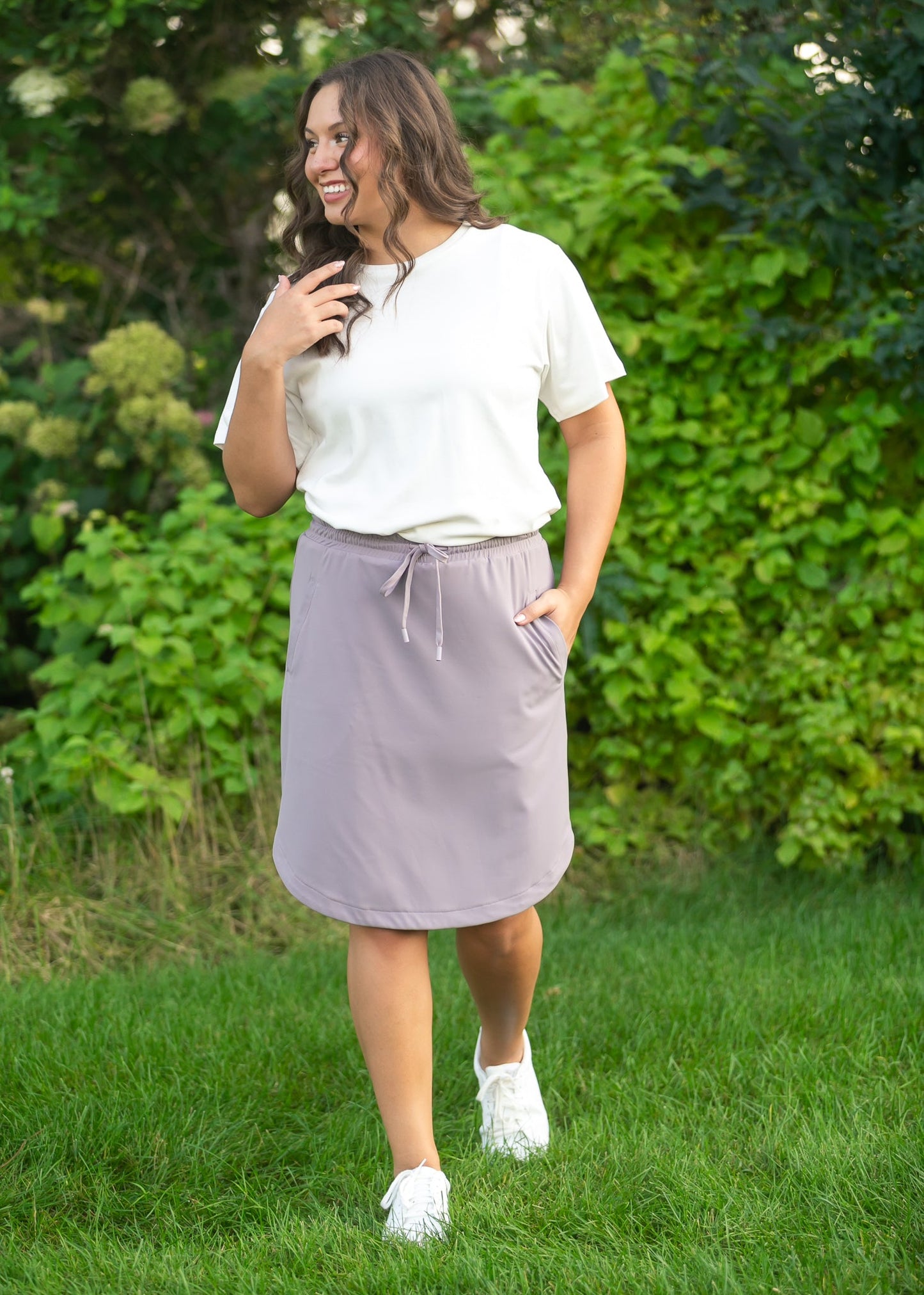Kenedi Lilac Athletic Sport Skirt