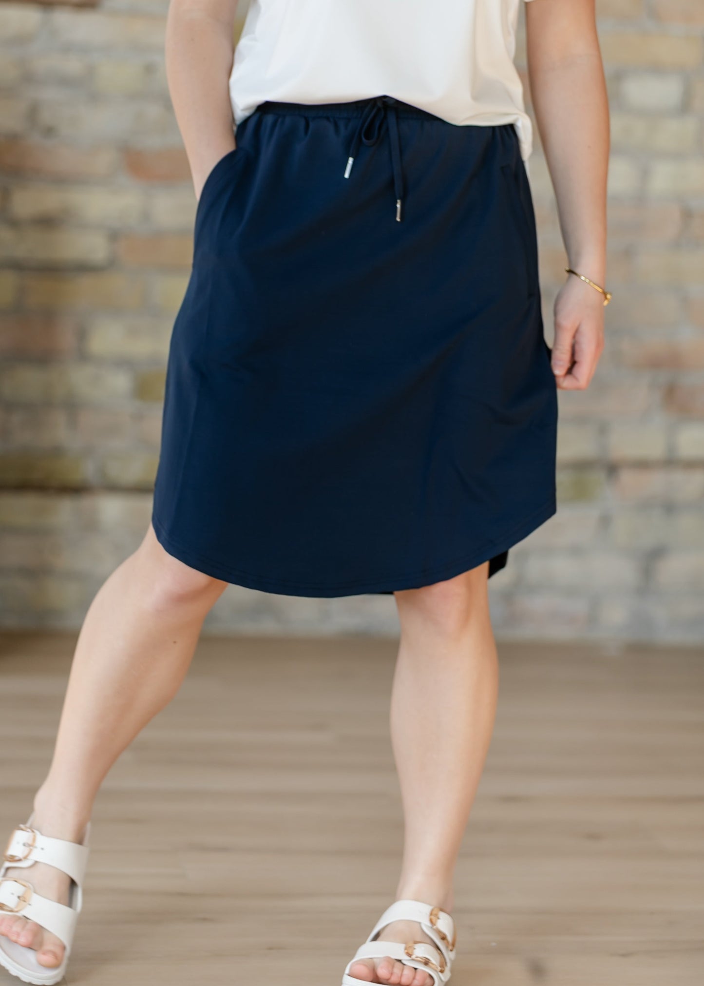 Kenedi Navy Athletic Sport Skirt