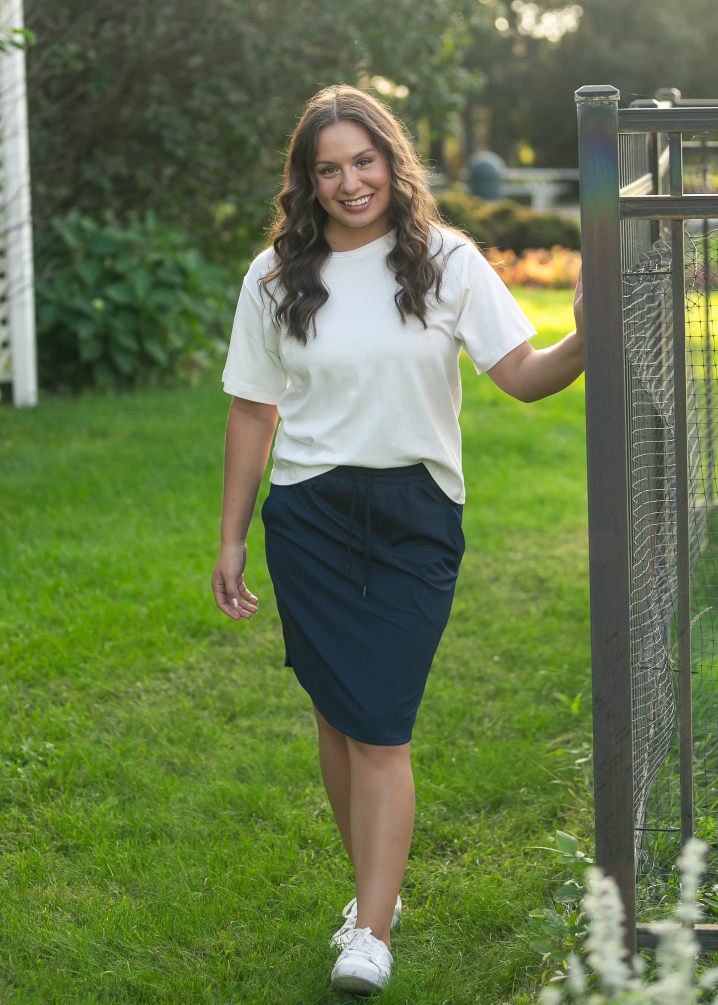 Kenedi Navy Athletic Sport Skirt