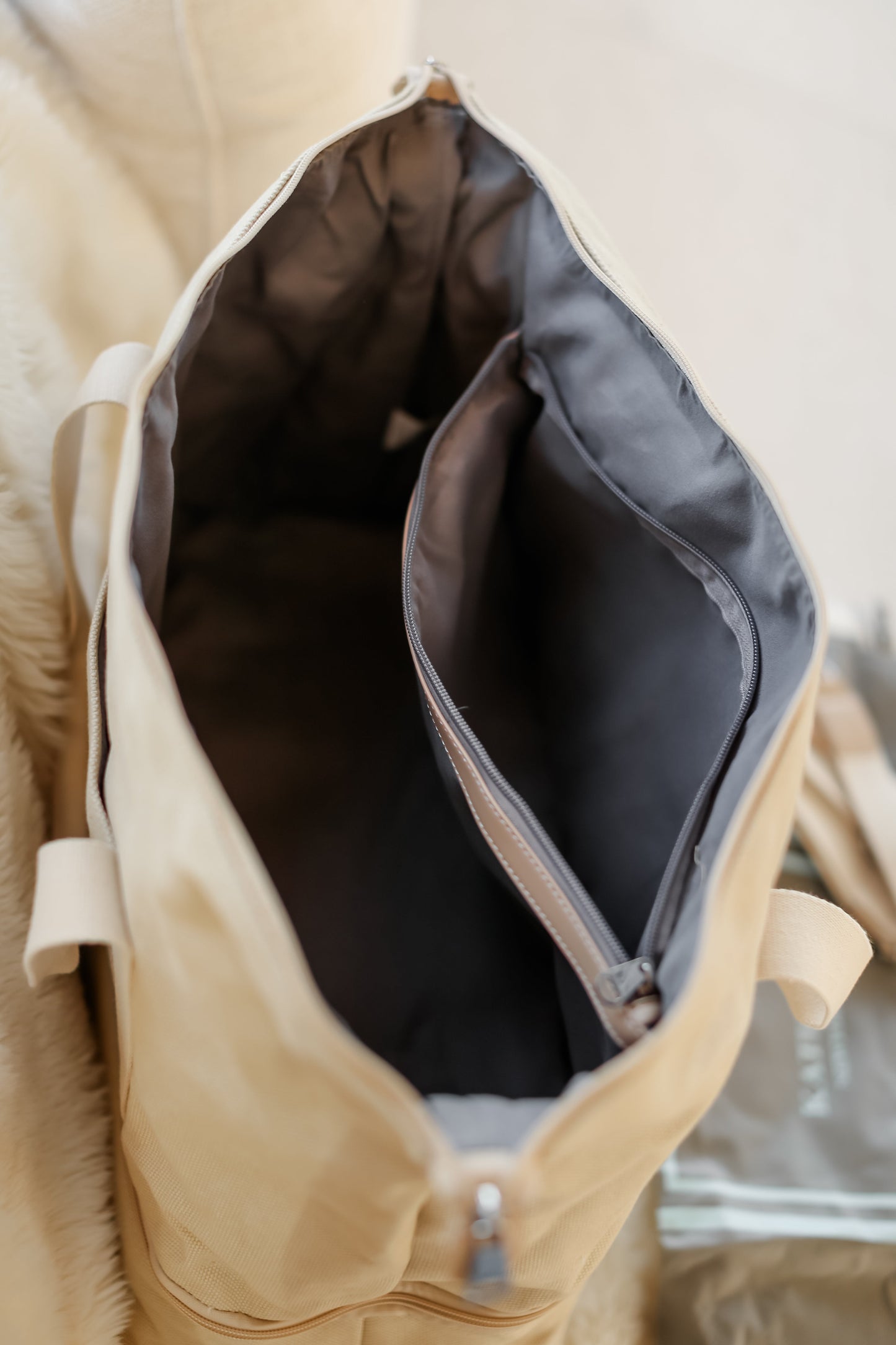 Khaki Weekender Tote Bag - FINAL SALE
