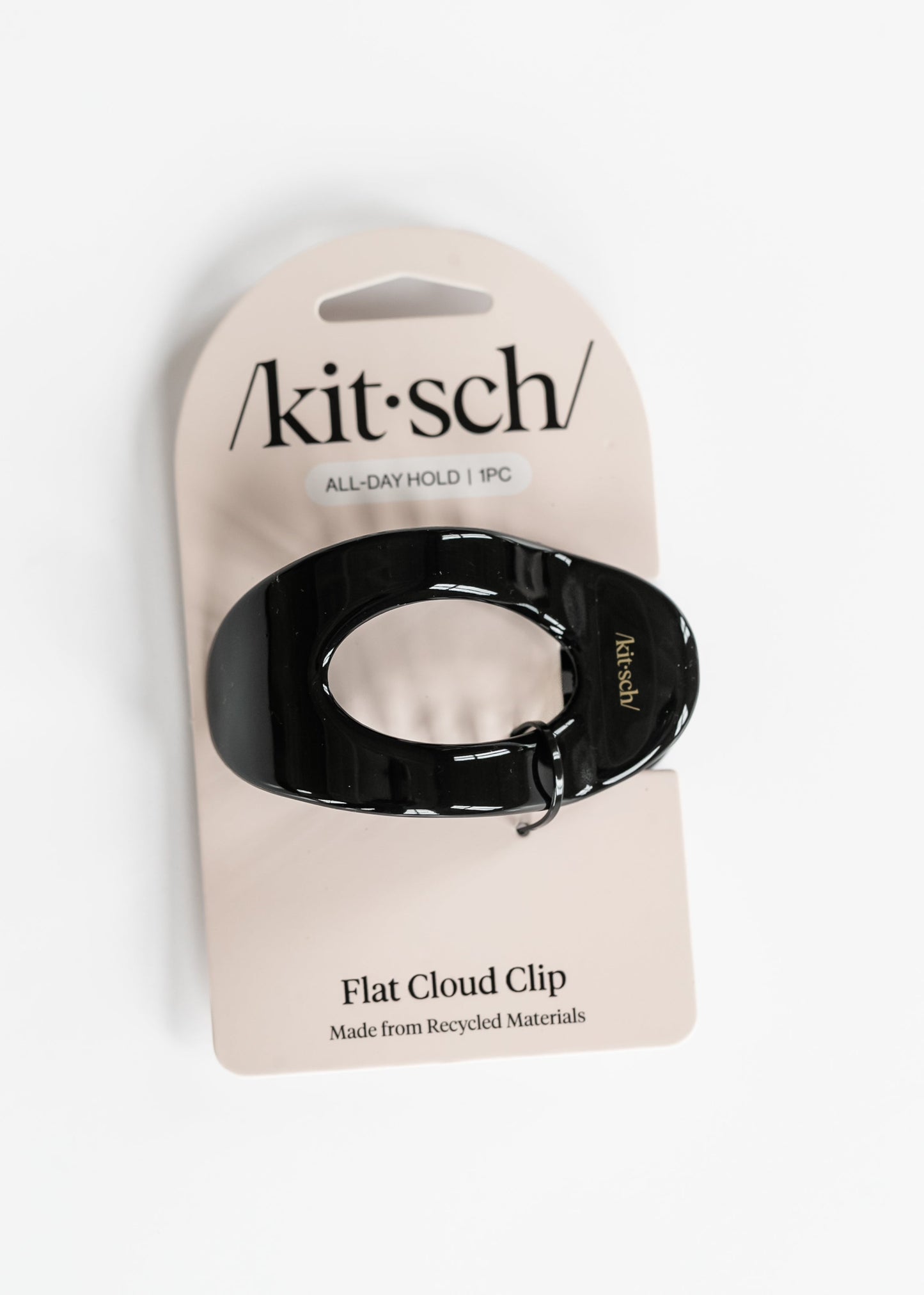 Kitsch™ Black Recycled Plastic Flat Cloud Clip