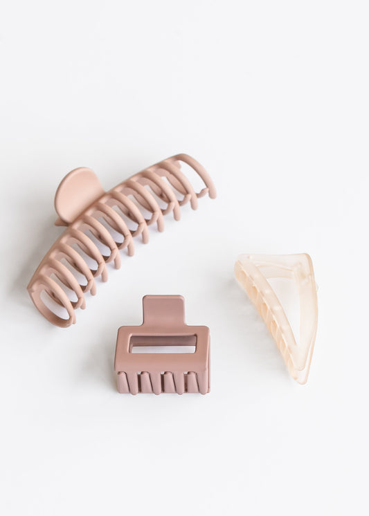 Kitsch™ Oversized Recycled Plastic Assorted Claw Clips
