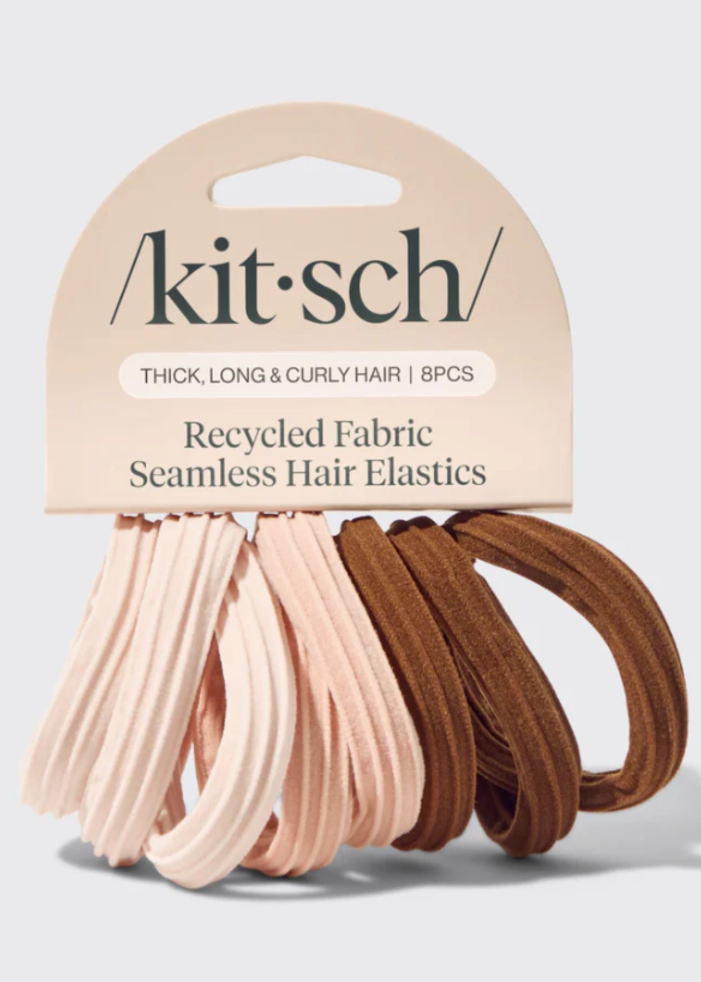 KITSCH™ Recycled Seamless Hair Elastics 8pc Set