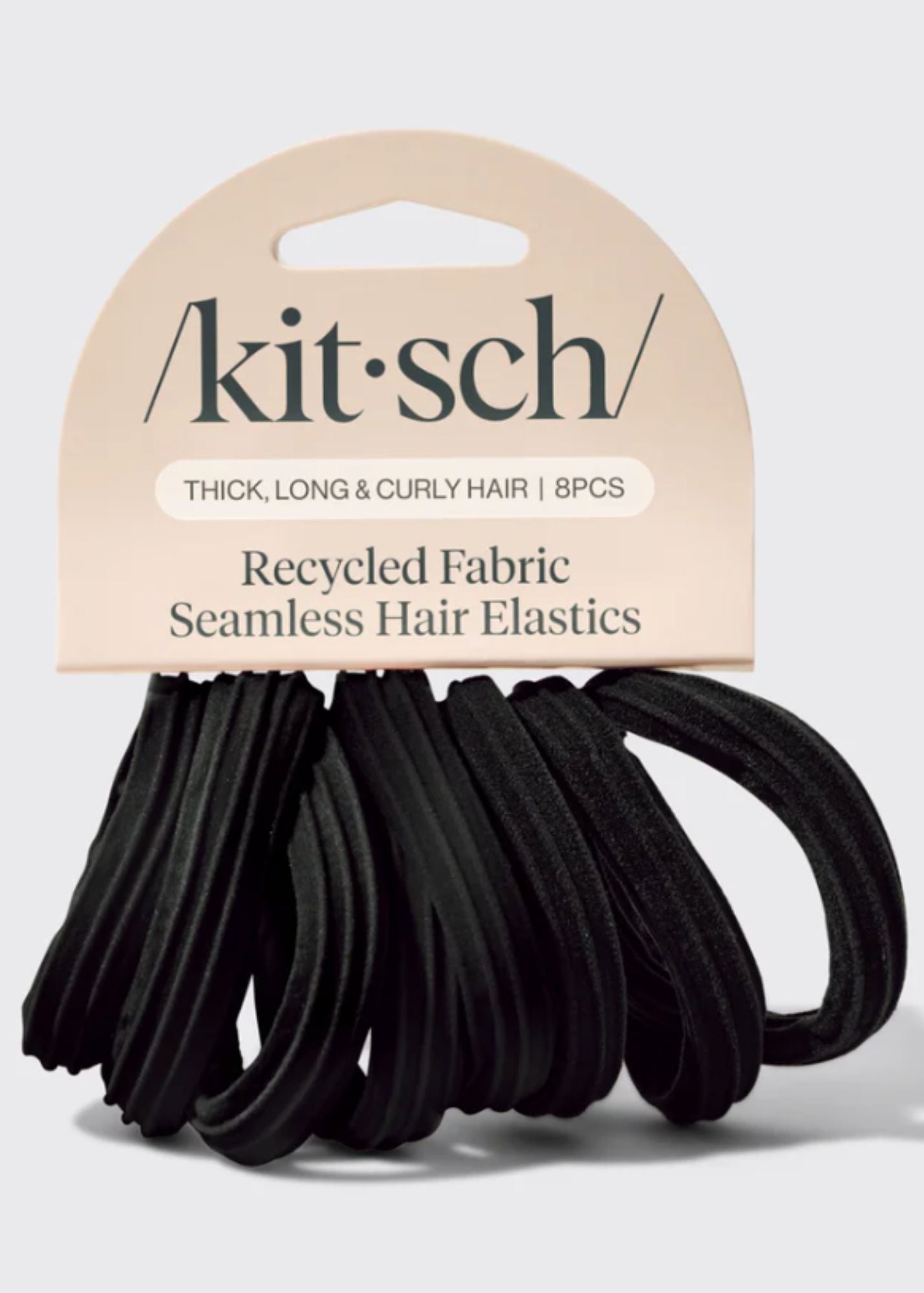KITSCH™ Recycled Seamless Hair Elastics 8pc Set