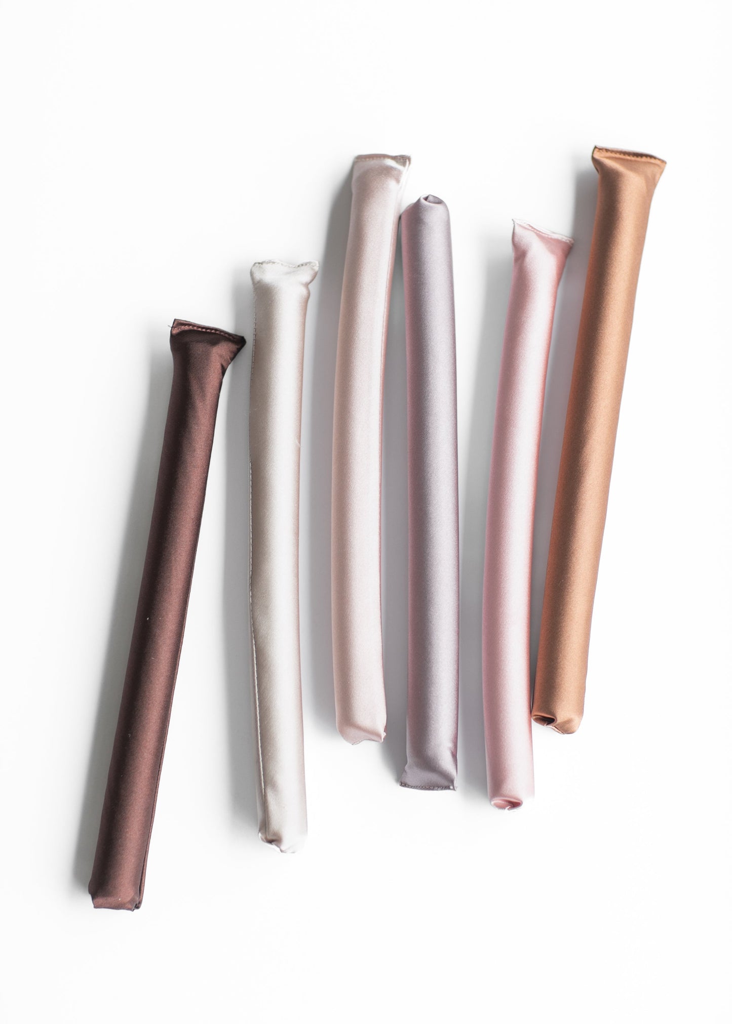 KITSCH™ Satin Wrapped Flexi Rods 6pc Set