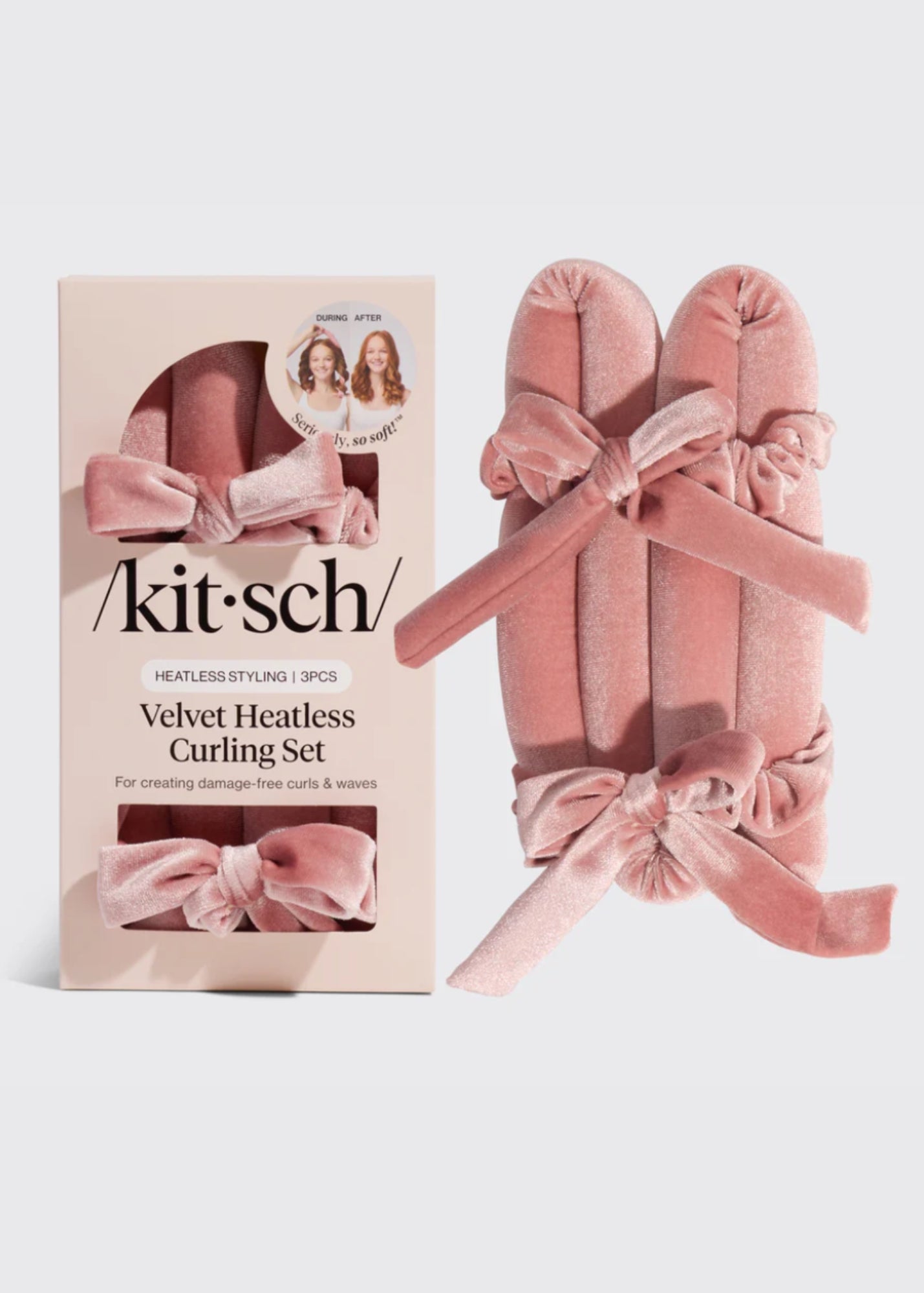Kitsch™ Velvet Heatless Curling Set