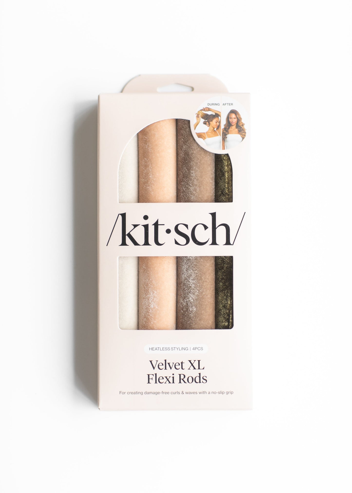KITSCH™ Velvet XL Flexi Rods 4pc Set