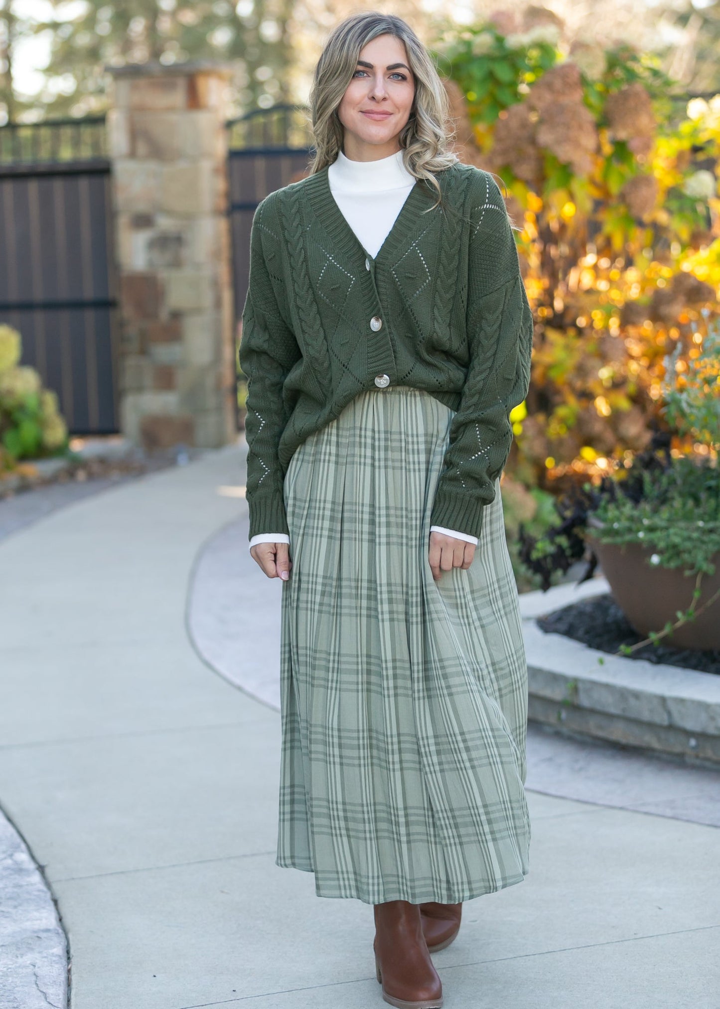 Knit Button Up Cardigan