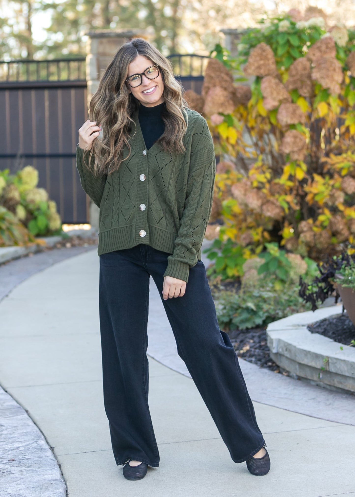 Knit Button Up Cardigan