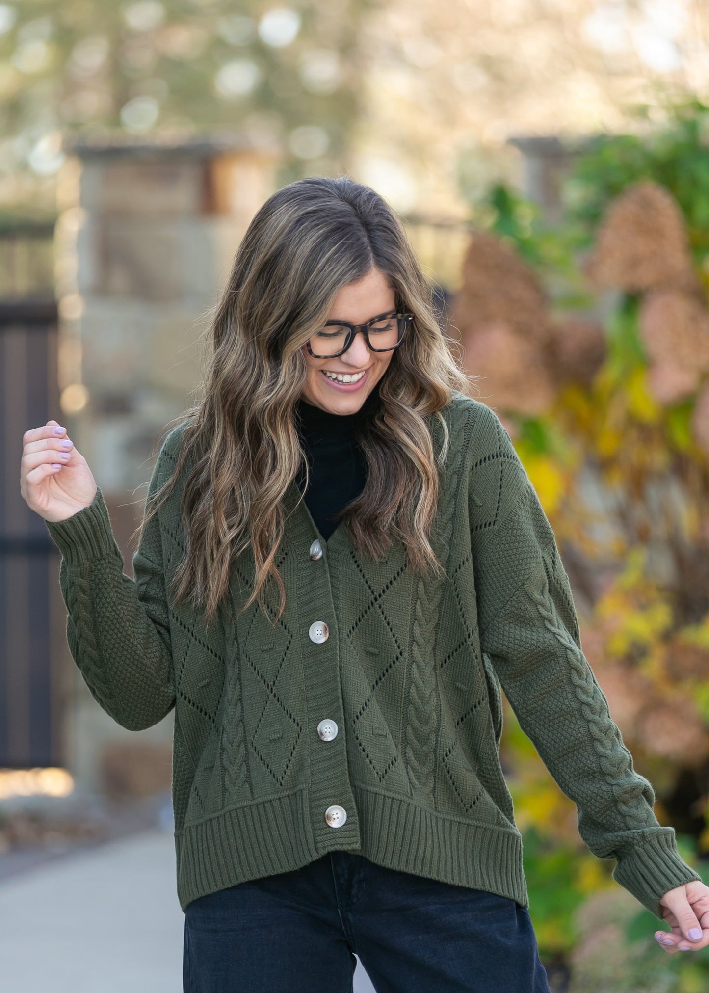 Knit Button Up Cardigan