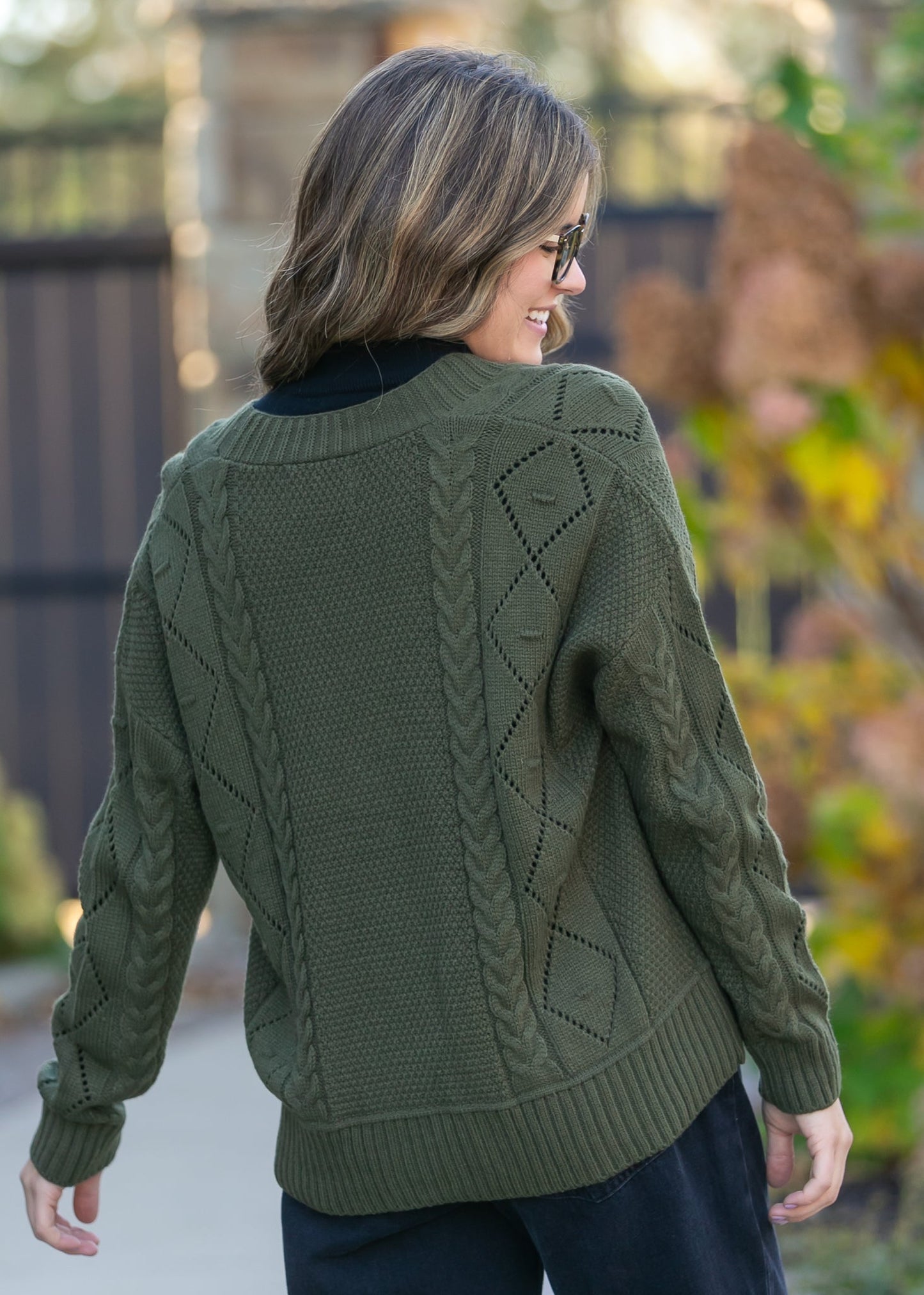 Knit Button Up Cardigan
