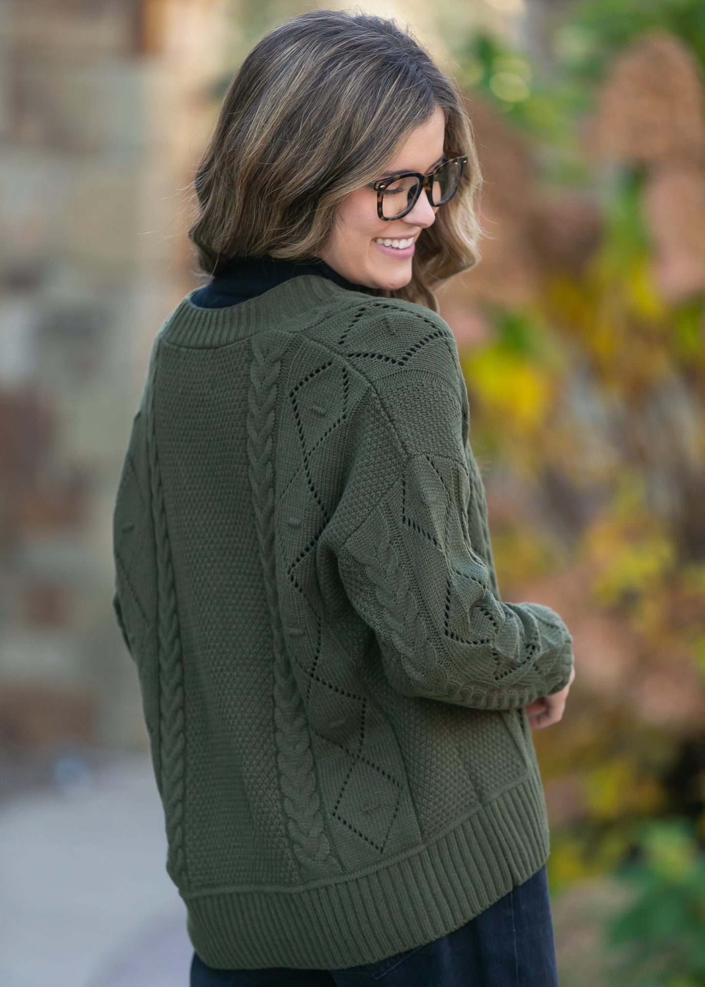 Knit Button Up Cardigan