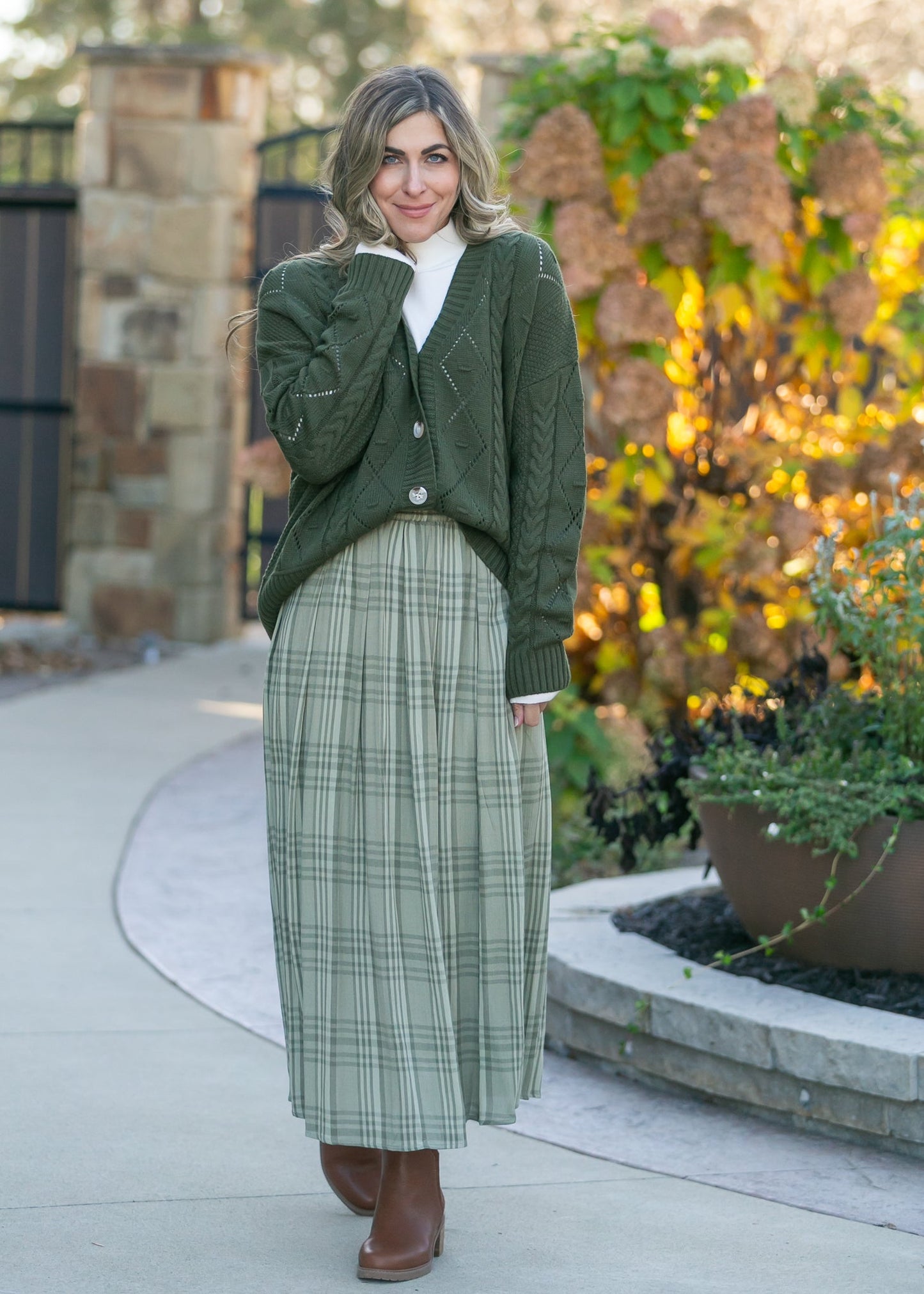 Knit Button Up Cardigan