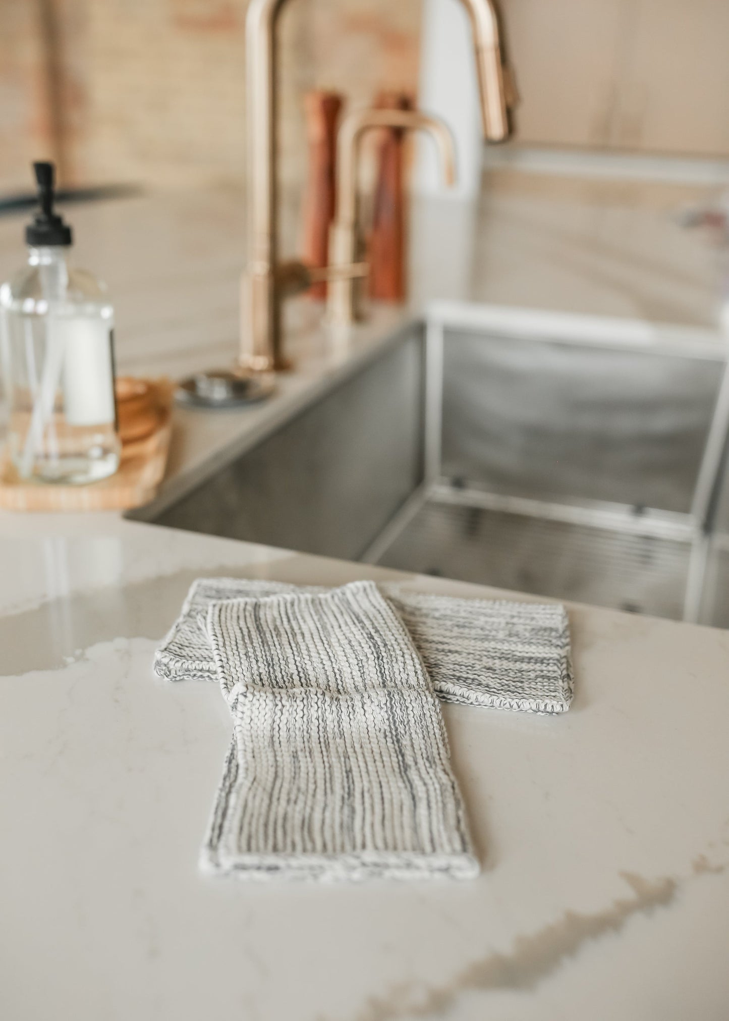 Knit Dishcloths Set of 2 - FINAL SALE