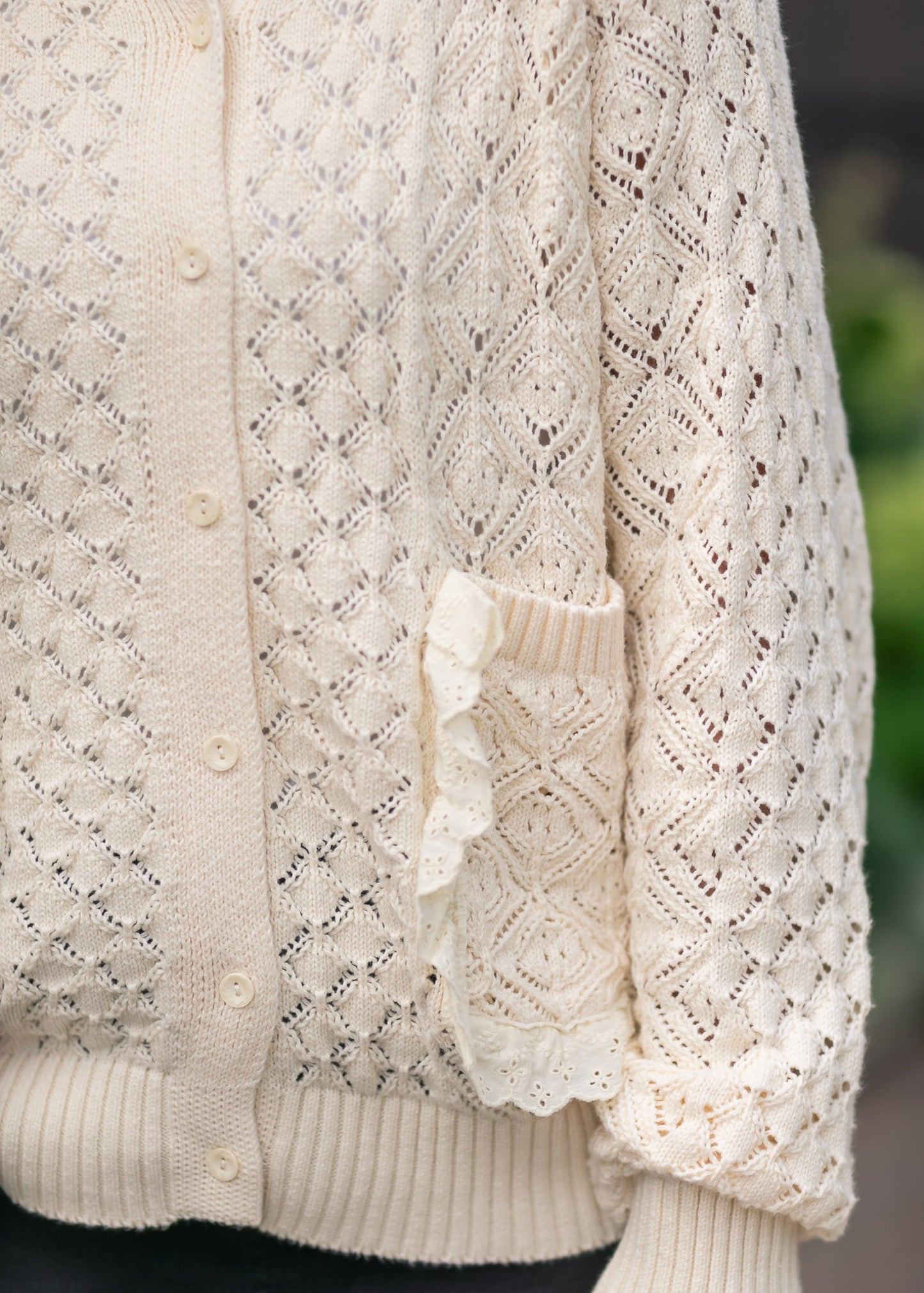 Knit Long Sleeve Ruffle Sweater - FINAL SALE