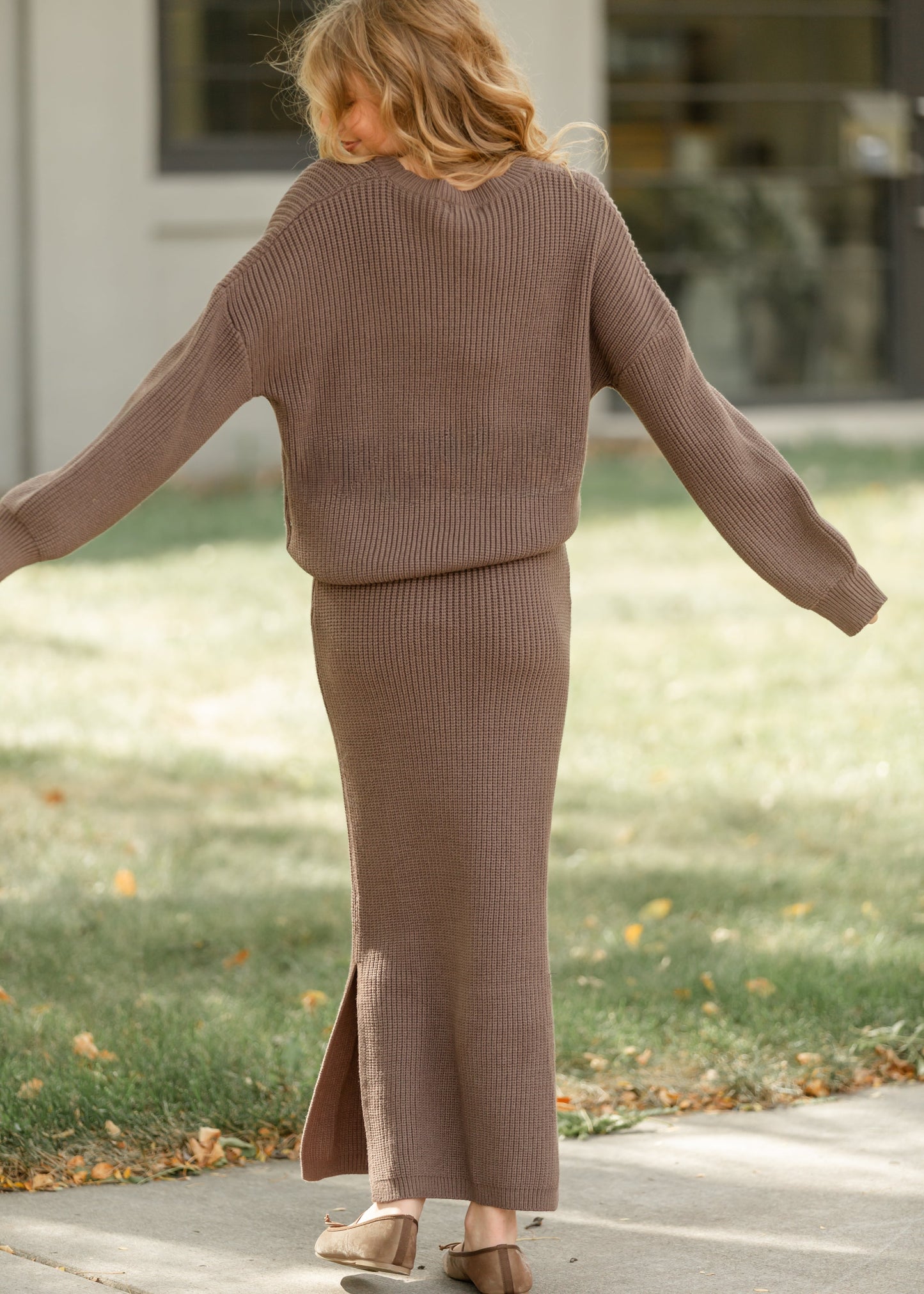 Knit Sweater Maxi Skirt - FINAL SALE