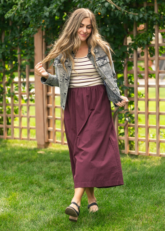 Knit Top Sleeveless Mix Dress - FINAL SALE
