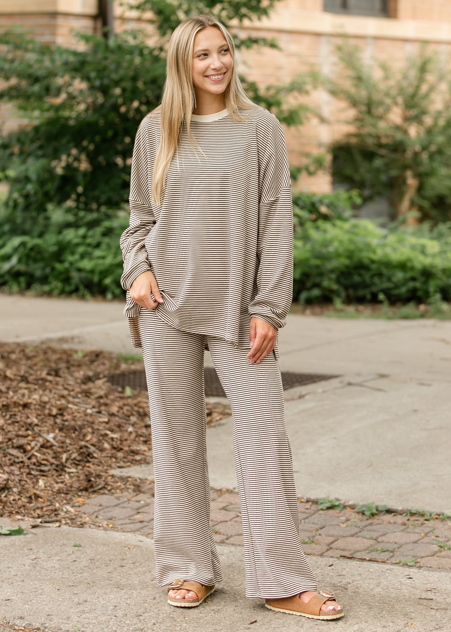 Know The Game Striped Sweats